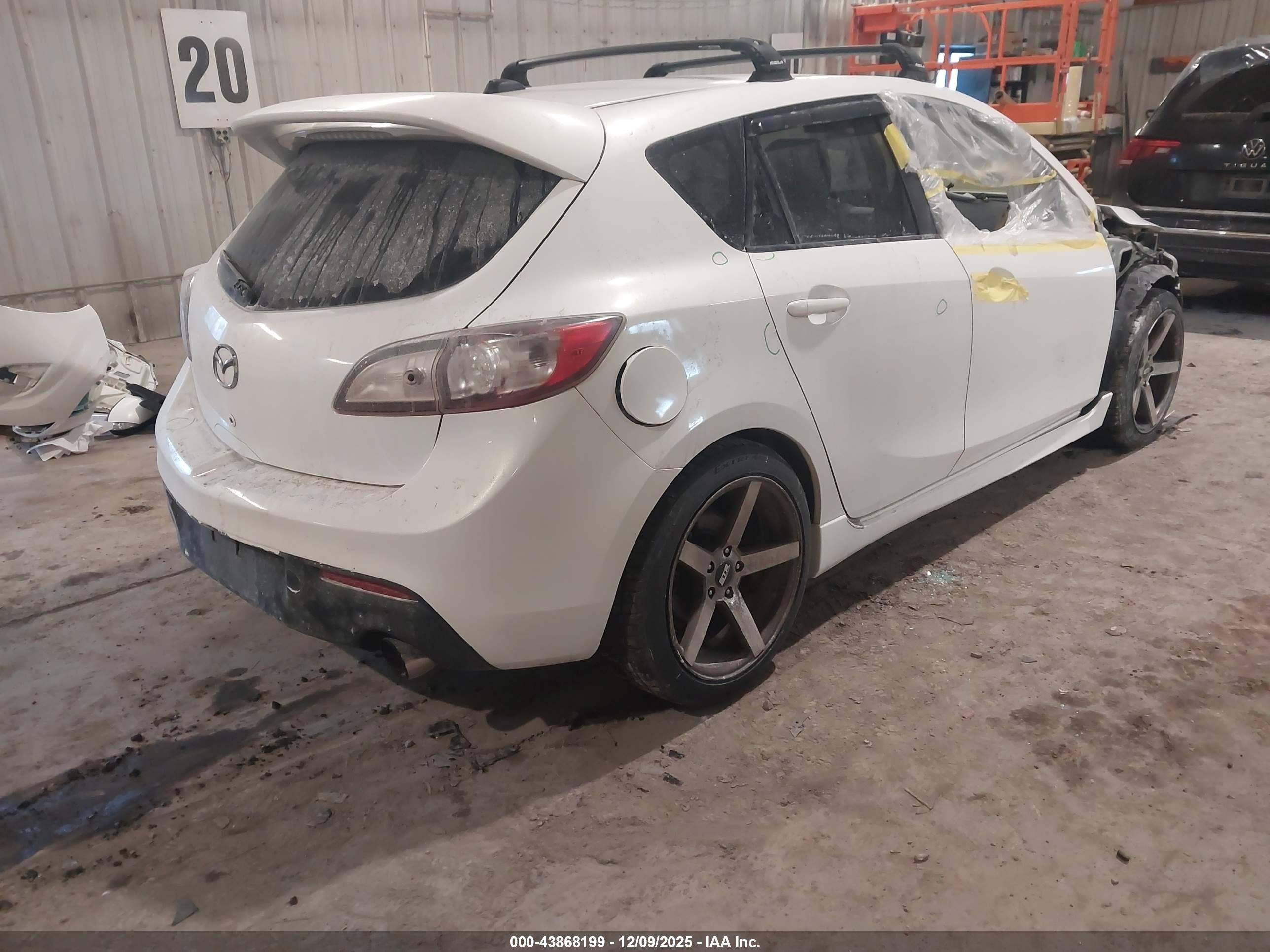 2012 Mazda Mazdaspeed3 Touring White vin: JM1BL1L43C1656776