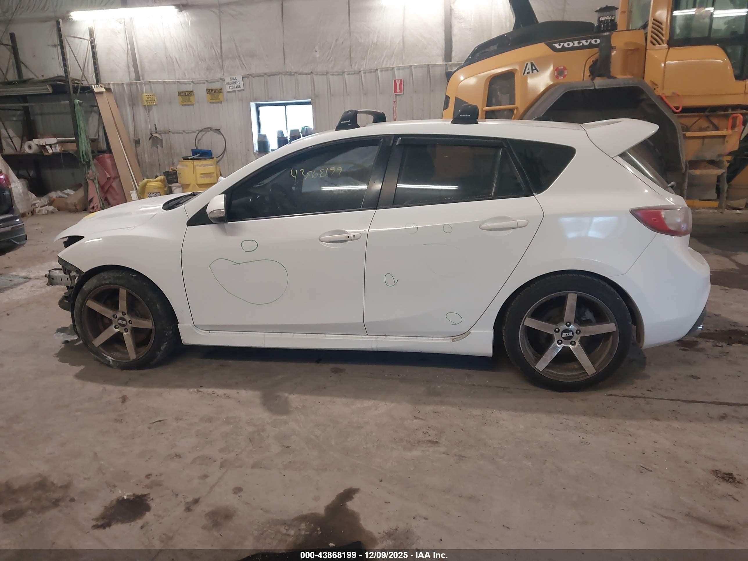2012 Mazda Mazdaspeed3 Touring White vin: JM1BL1L43C1656776