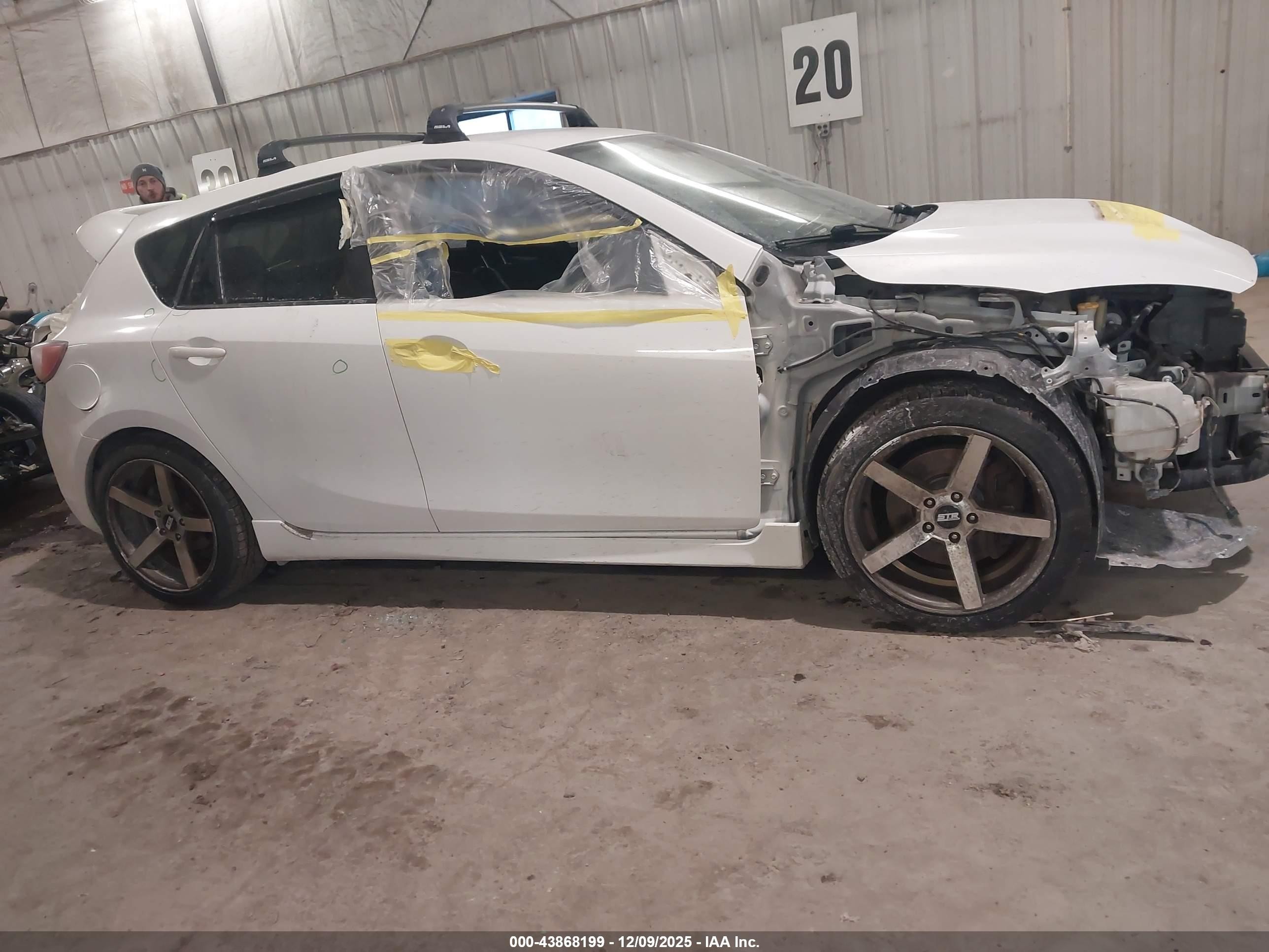 2012 Mazda Mazdaspeed3 Touring White vin: JM1BL1L43C1656776