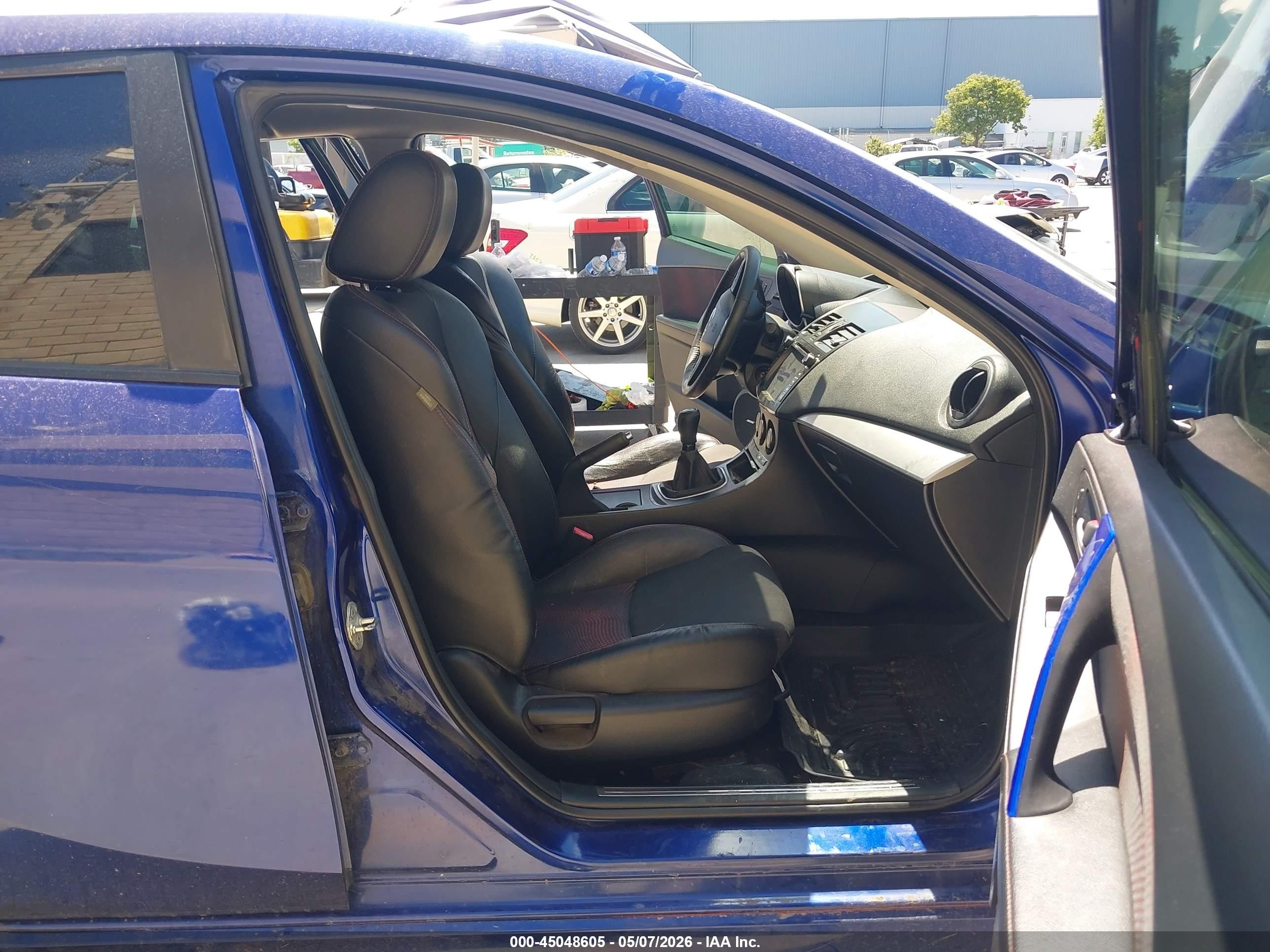 2013 Mazda Mazdaspeed3 Touring Blue vin: JM1BL1L43D1705170