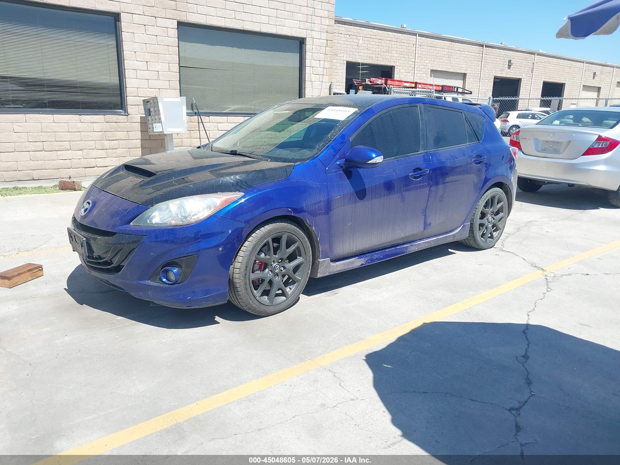 2013 Mazda Mazdaspeed3 Touring Blue vin: JM1BL1L43D1705170