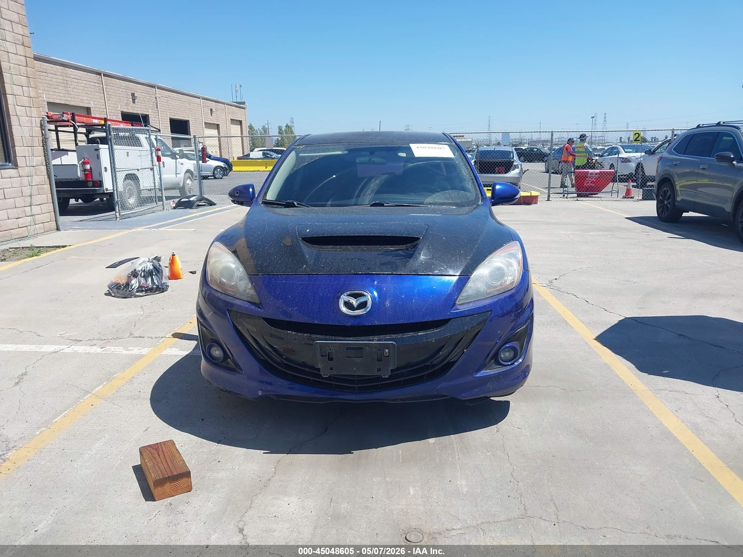 2013 Mazda Mazdaspeed3 Touring Blue vin: JM1BL1L43D1705170