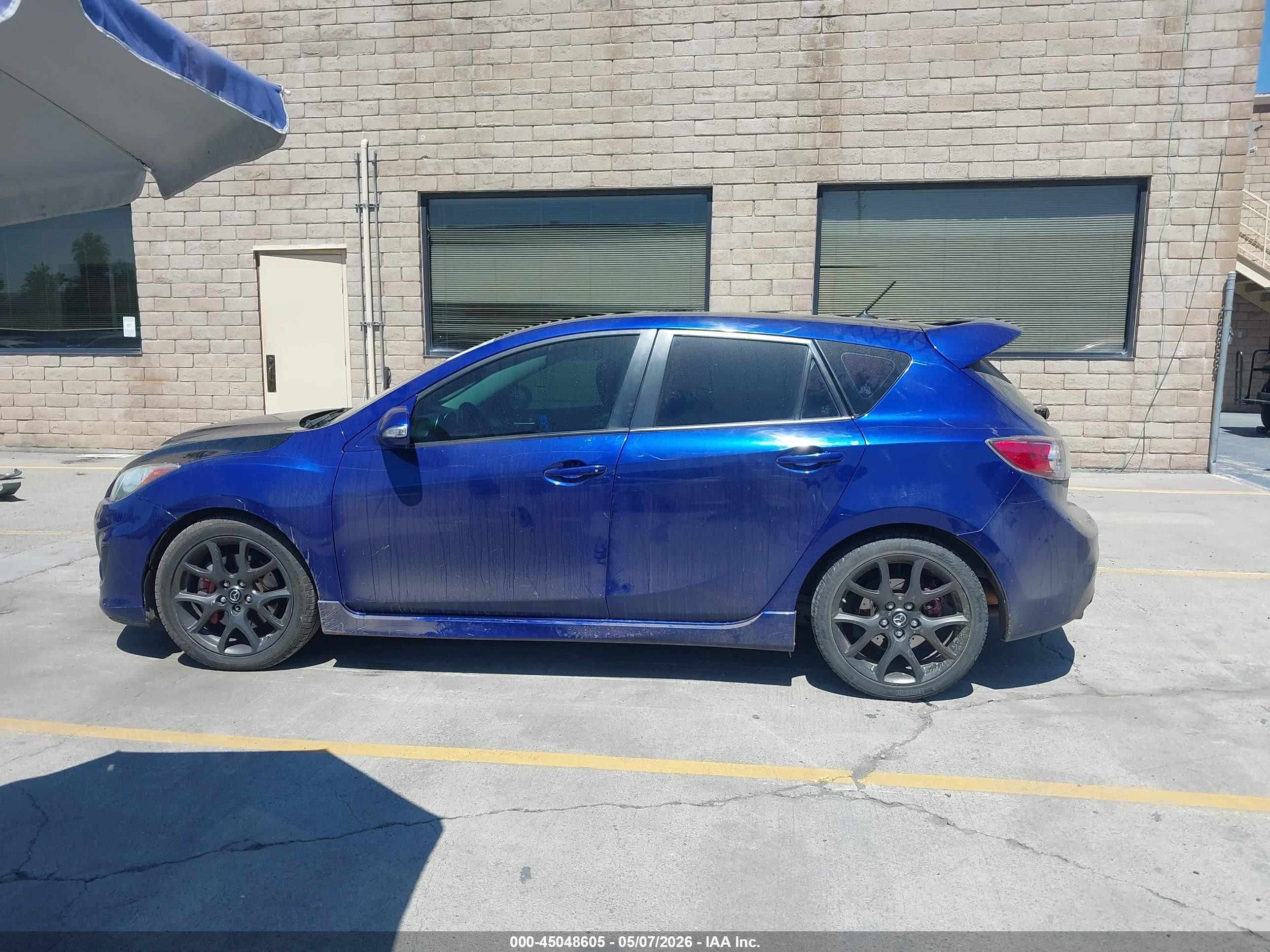 2013 Mazda Mazdaspeed3 Touring Blue vin: JM1BL1L43D1705170