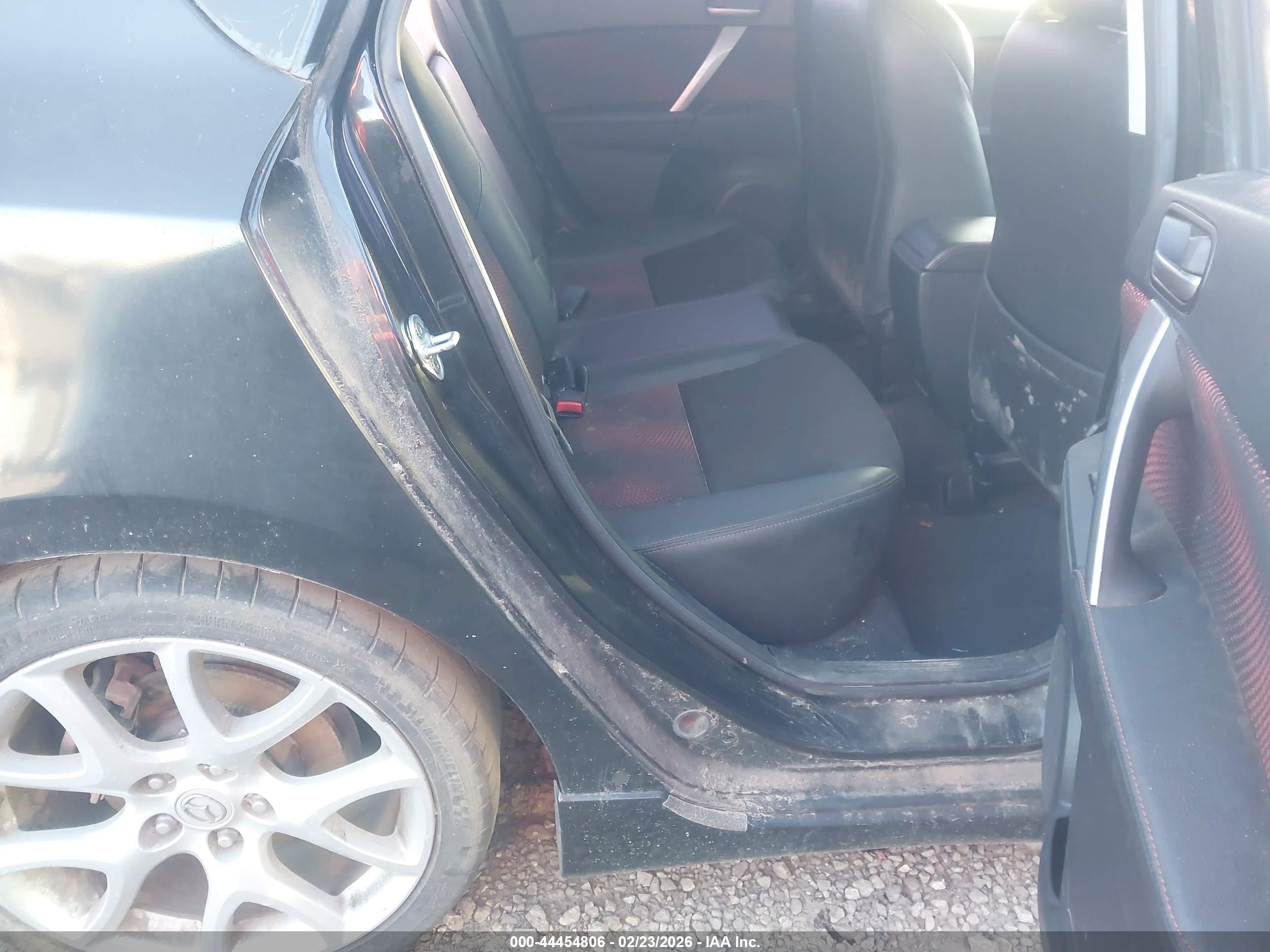 2012 Mazda Mazdaspeed3 Touring Черный vin: JM1BL1L44C1539434