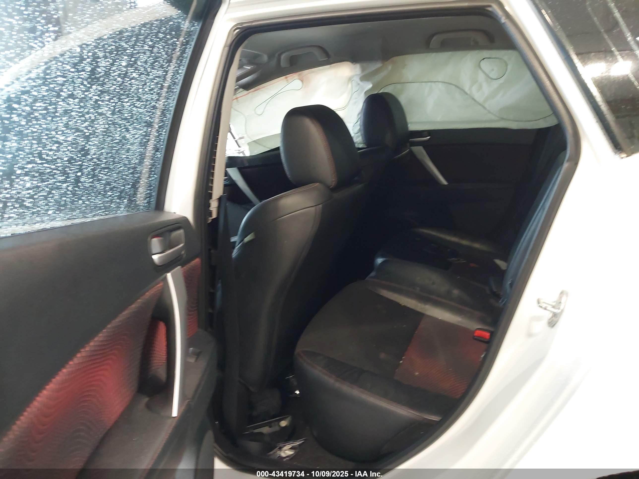 2012 Mazda Mazdaspeed3 Touring Белый vin: JM1BL1L44C1679824