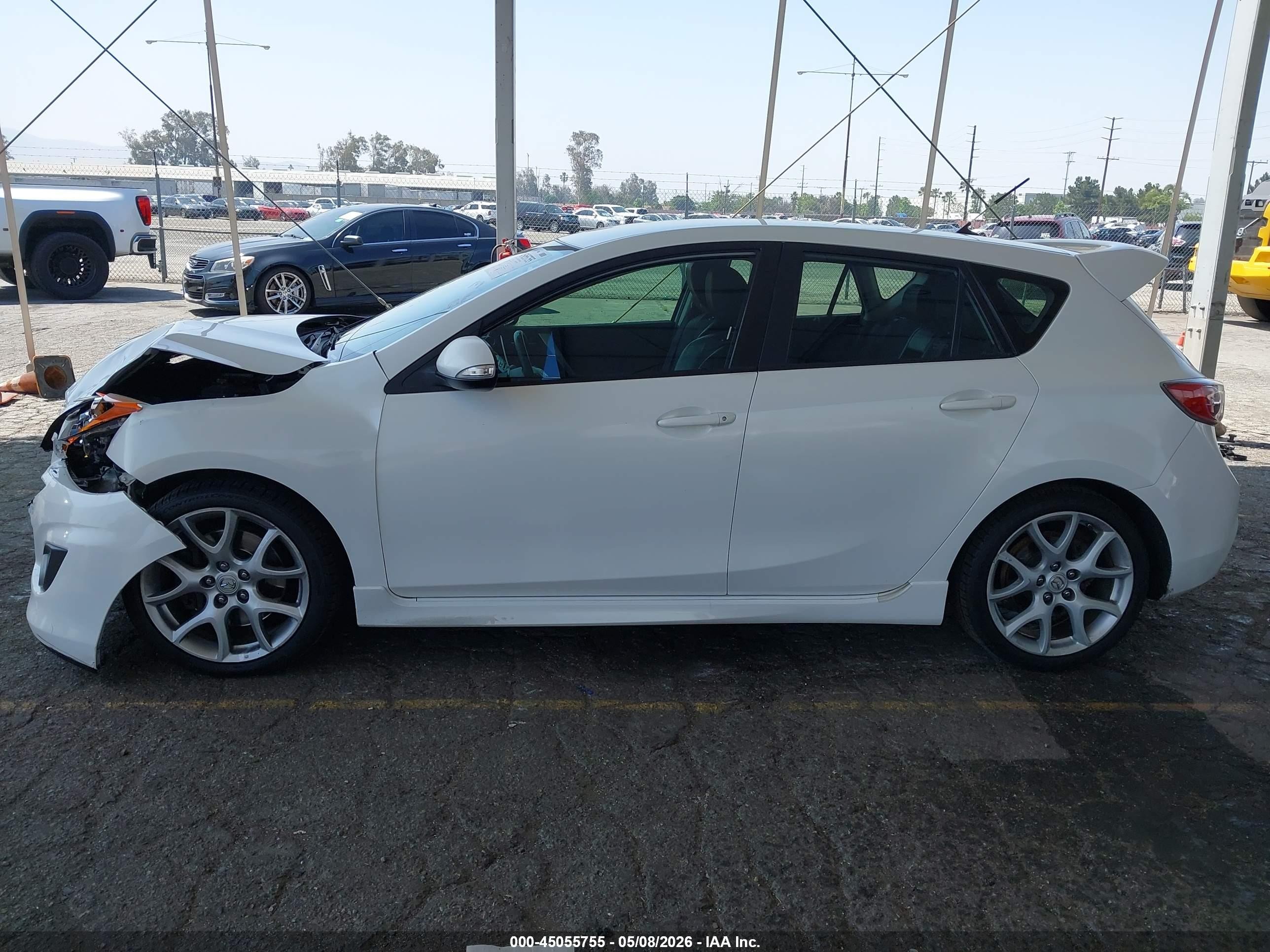 2012 Mazda Mazdaspeed3 Touring Белый vin: JM1BL1L44C1685963