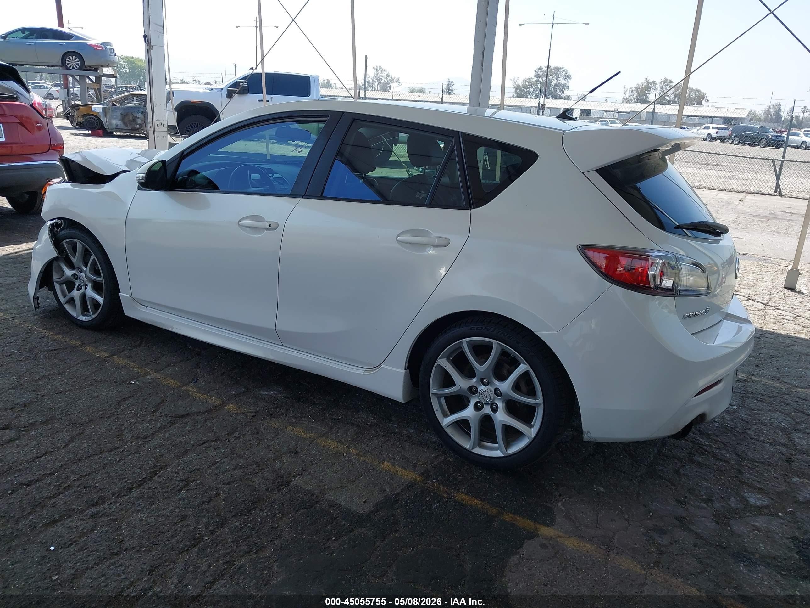 2012 Mazda Mazdaspeed3 Touring Белый vin: JM1BL1L44C1685963