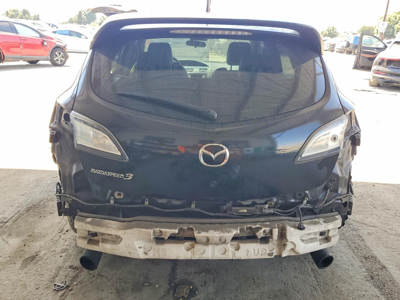 2013 Mazda Speed 3 Black vin: JM1BL1L44D1825916