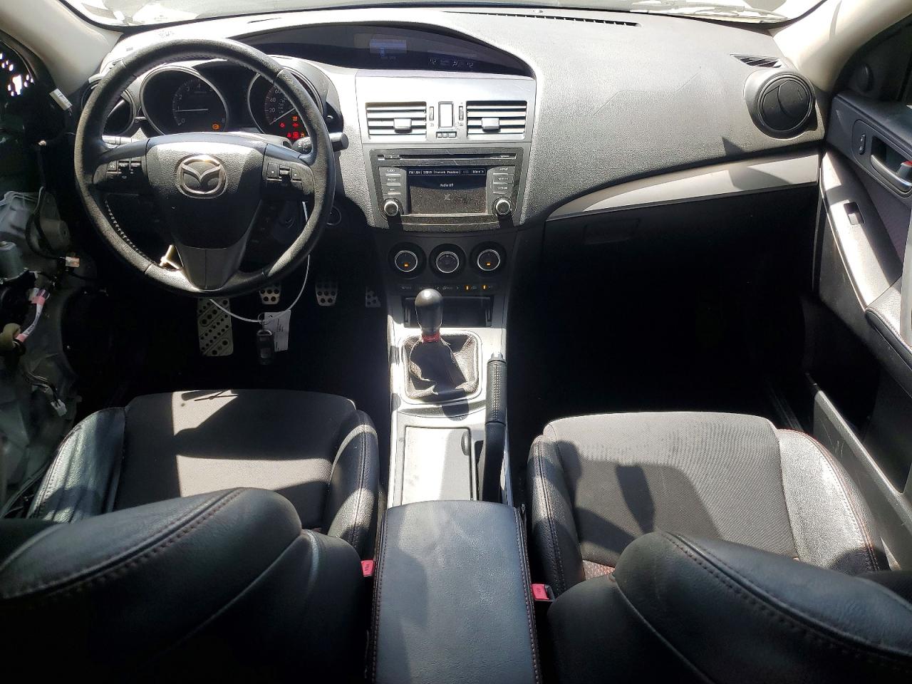 2013 Mazda Speed 3 Black vin: JM1BL1L44D1825916