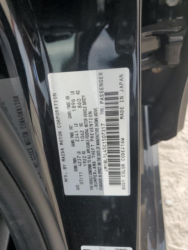 2012 Mazda Speed 3 Черный vin: JM1BL1L45C1507317