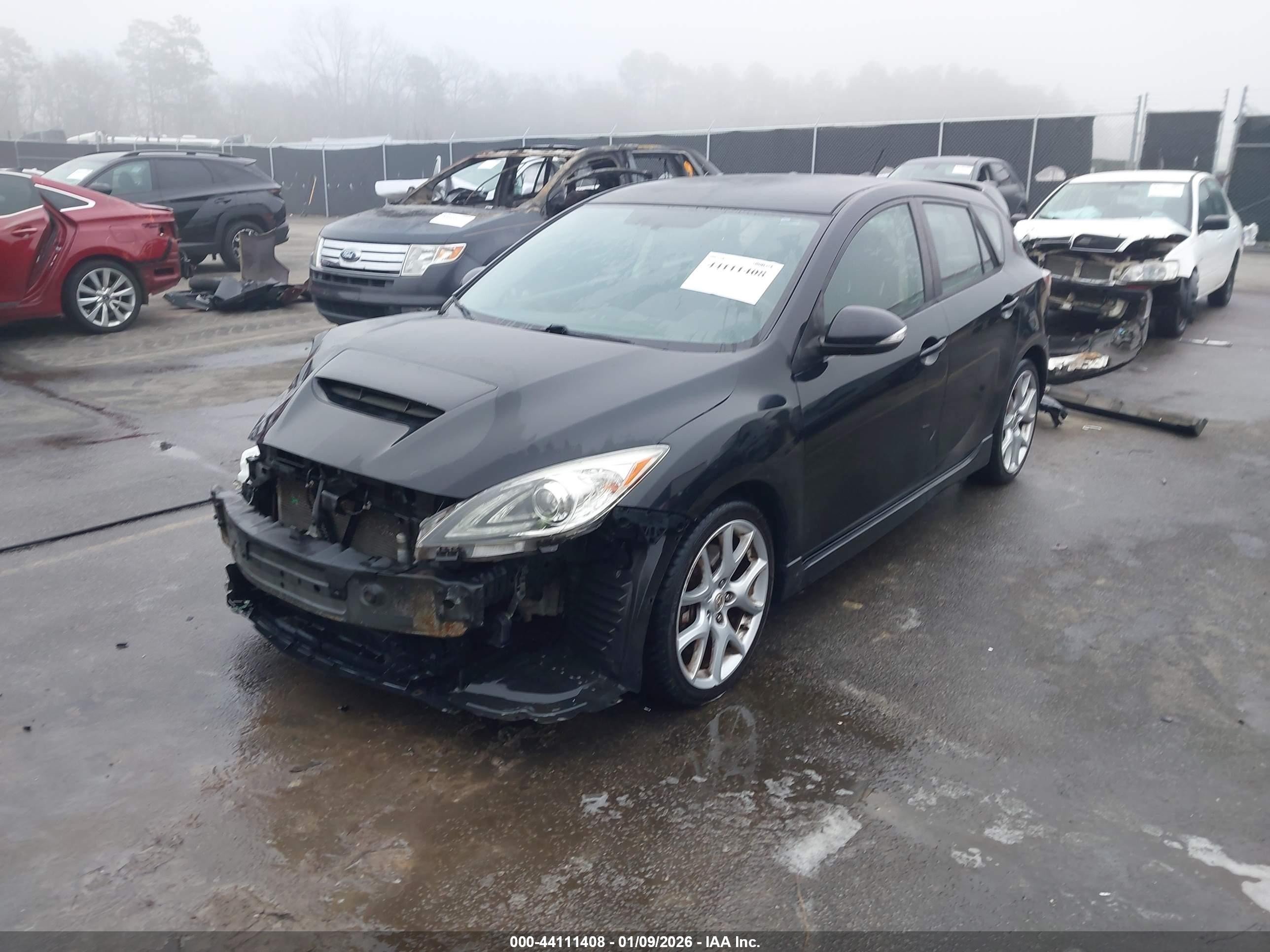 2012 Mazda Mazdaspeed3 Touring Black vin: JM1BL1L45C1519323