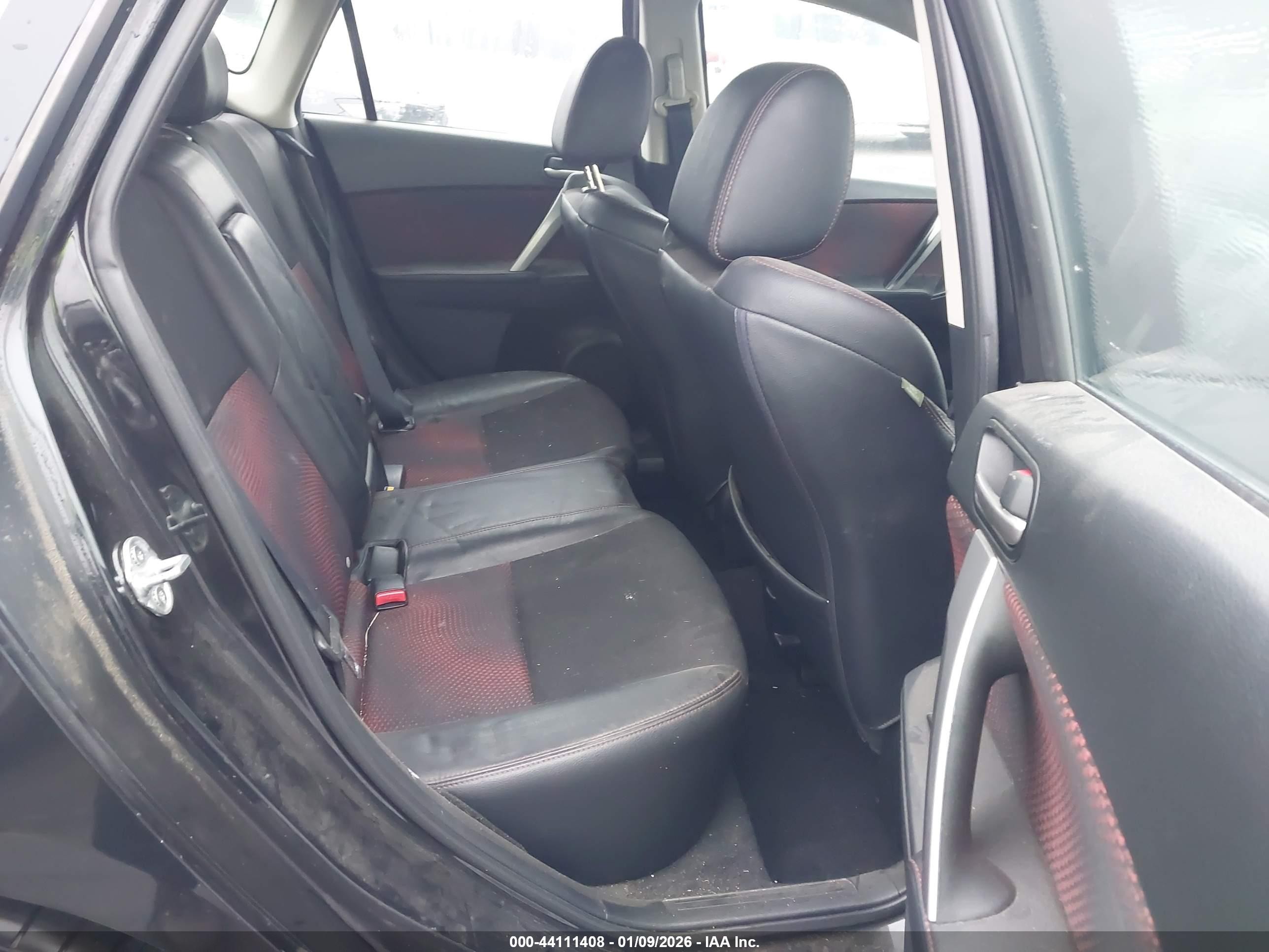 2012 Mazda Mazdaspeed3 Touring Black vin: JM1BL1L45C1519323