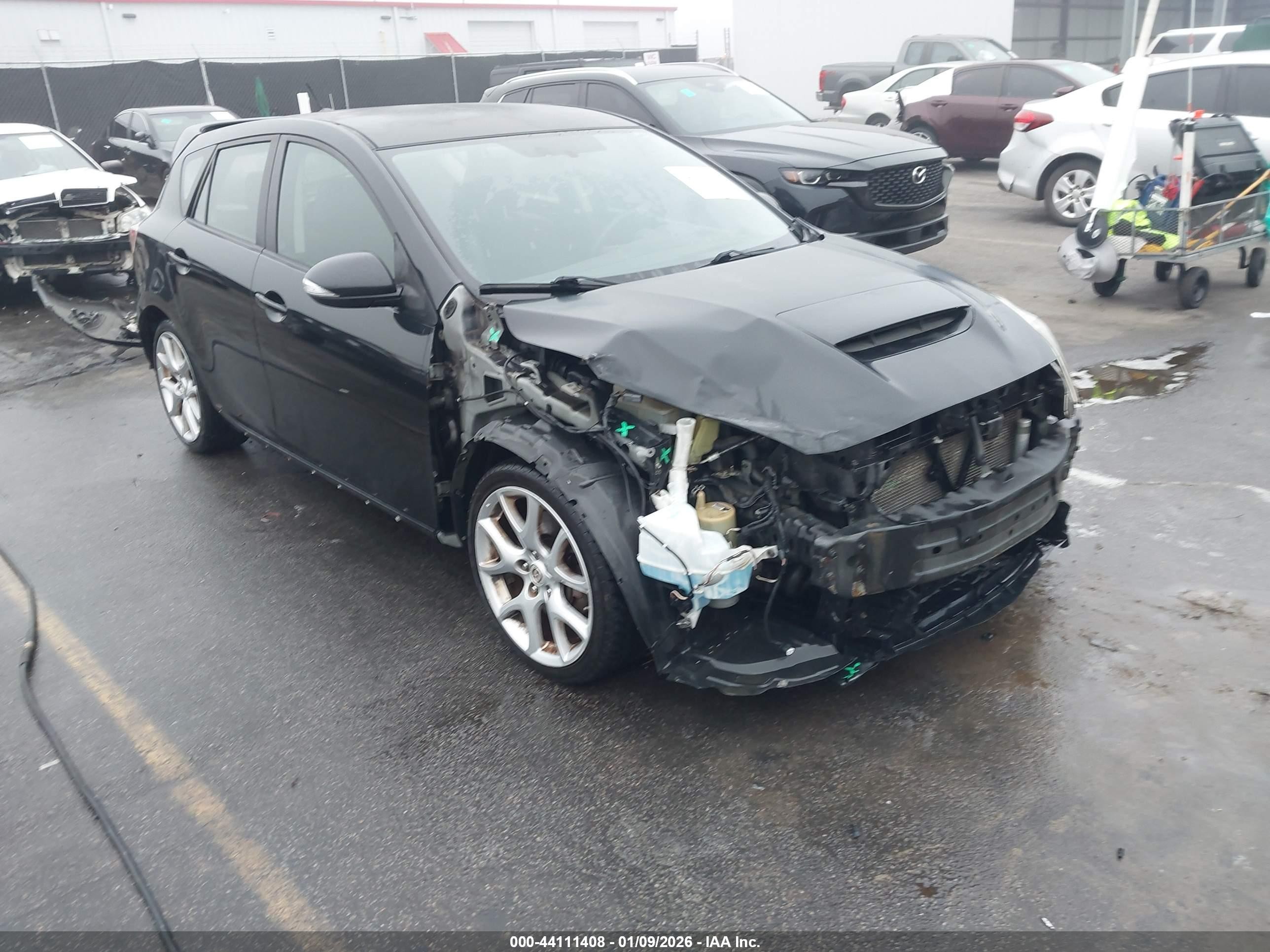2012 Mazda Mazdaspeed3 Touring Black vin: JM1BL1L45C1519323