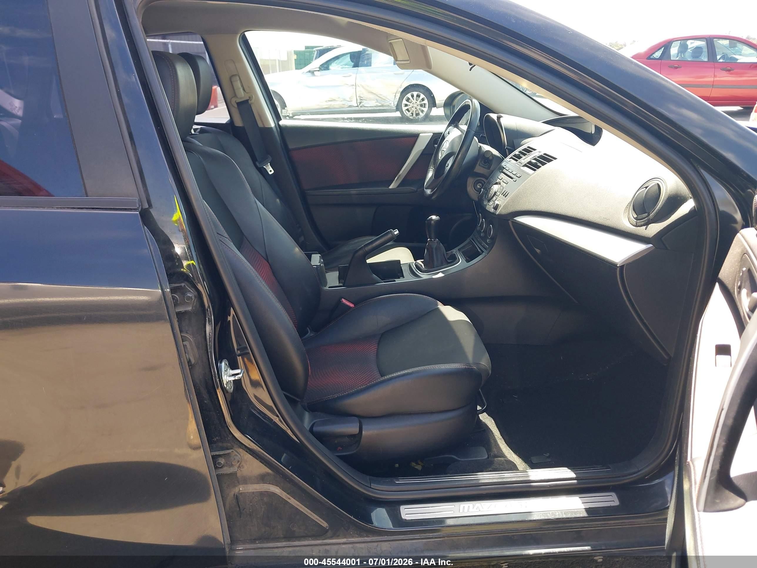 2012 Mazda Mazdaspeed3 Touring Черный vin: JM1BL1L45C1552077