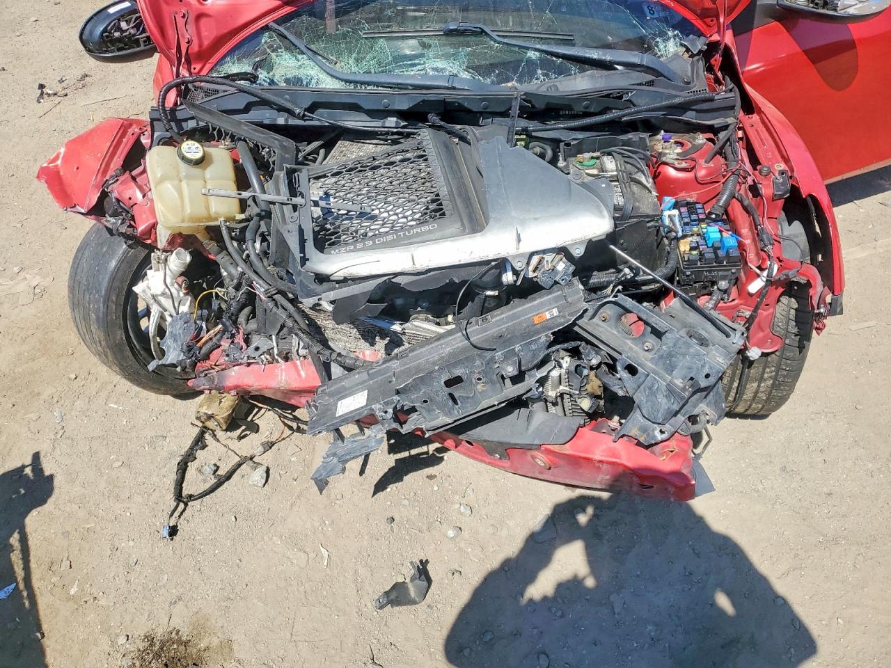 2012 Mazda Speed 3 Red vin: JM1BL1L46C1597920