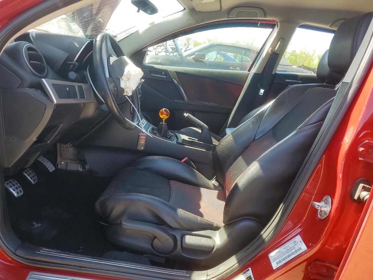 2012 Mazda Speed 3 Red vin: JM1BL1L46C1597920