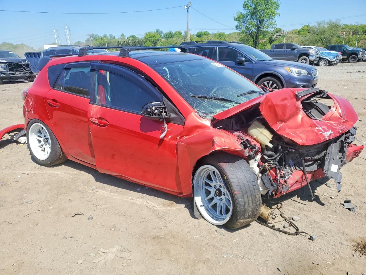 2012 Mazda Speed 3 Red vin: JM1BL1L46C1597920