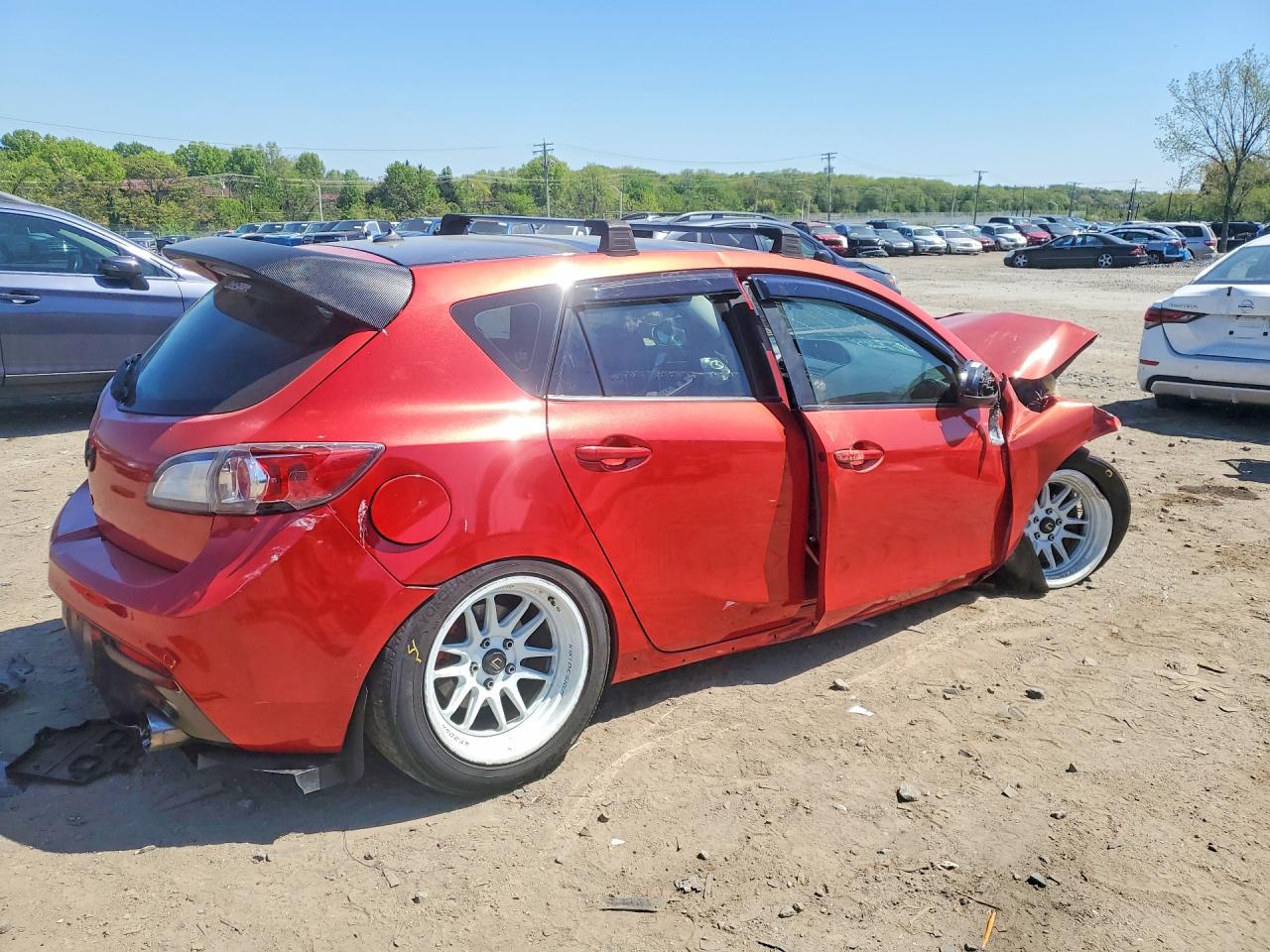 2012 Mazda Speed 3 Red vin: JM1BL1L46C1597920