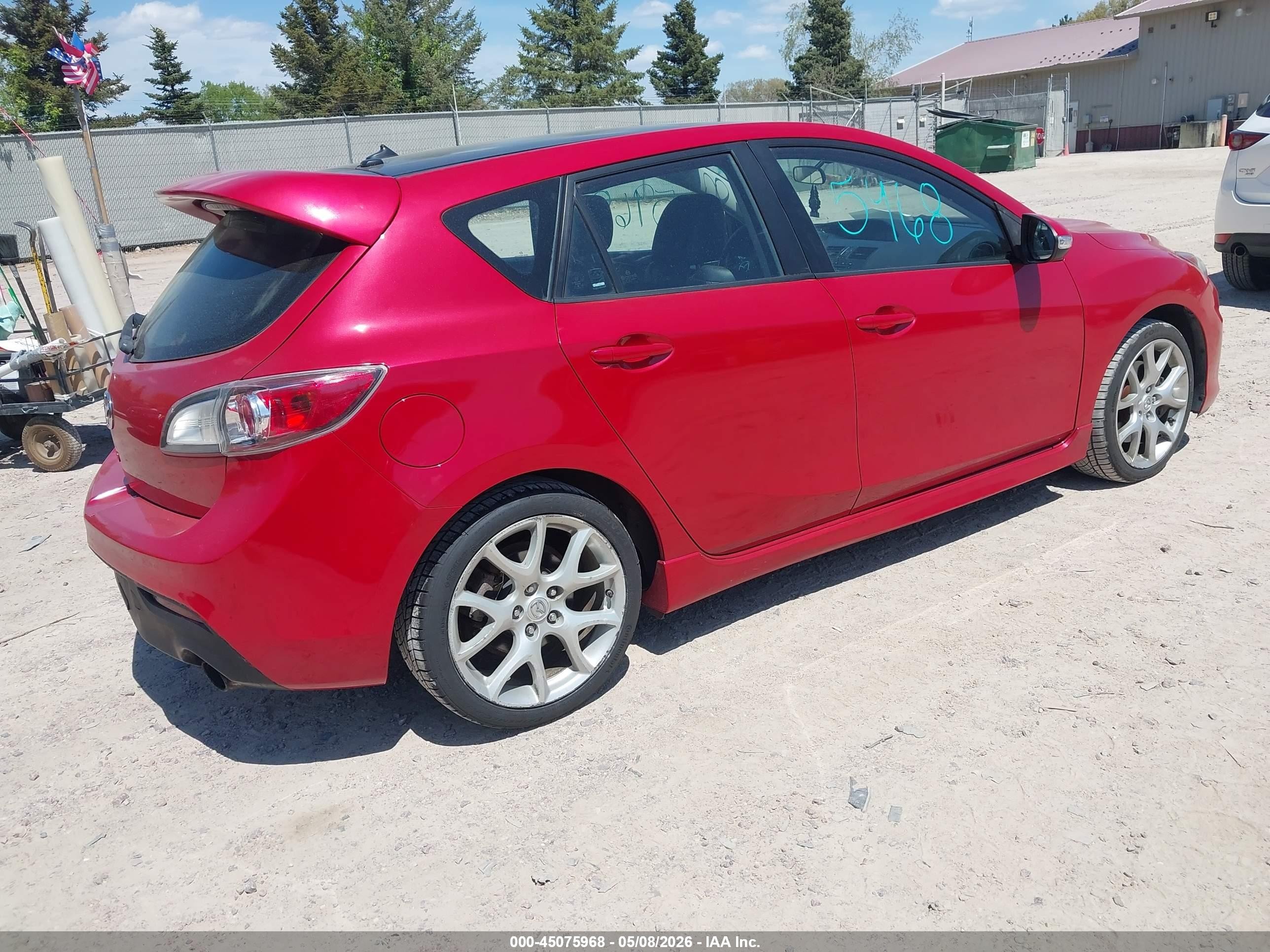 2012 Mazda Mazdaspeed3 Touring Красный vin: JM1BL1L46C1614960