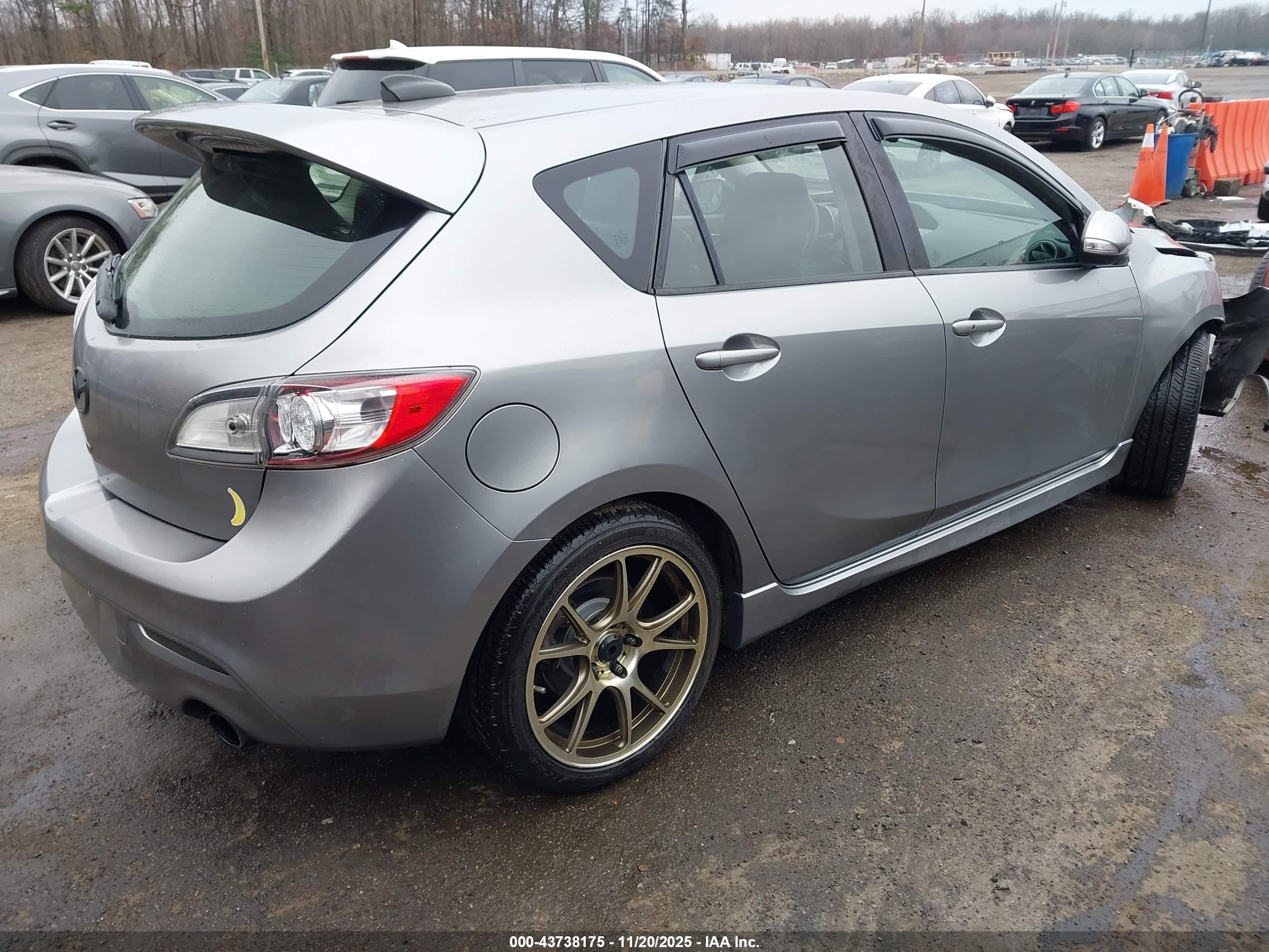2012 Mazda Mazdaspeed3 Touring Silver vin: JM1BL1L46C1691151