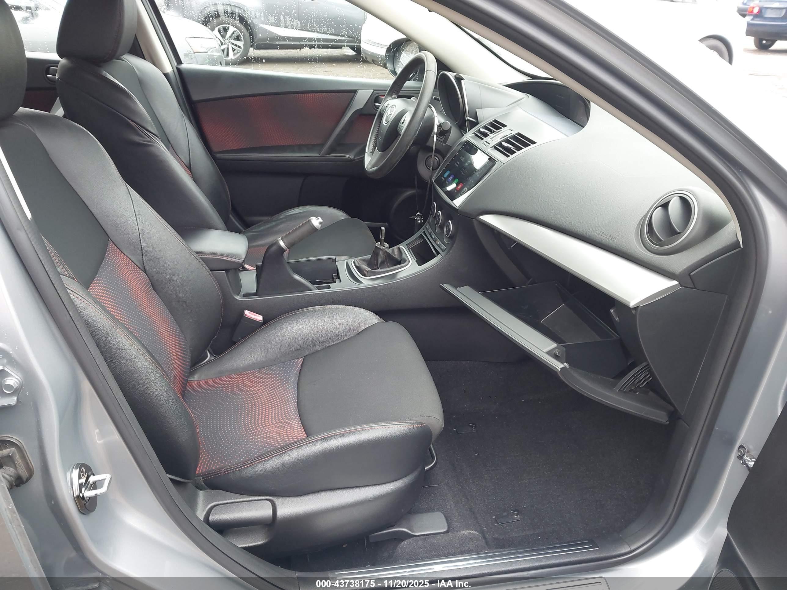 2012 Mazda Mazdaspeed3 Touring Silver vin: JM1BL1L46C1691151