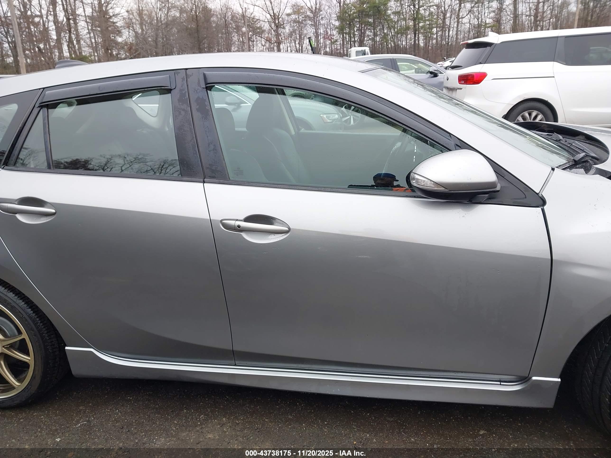 2012 Mazda Mazdaspeed3 Touring Silver vin: JM1BL1L46C1691151