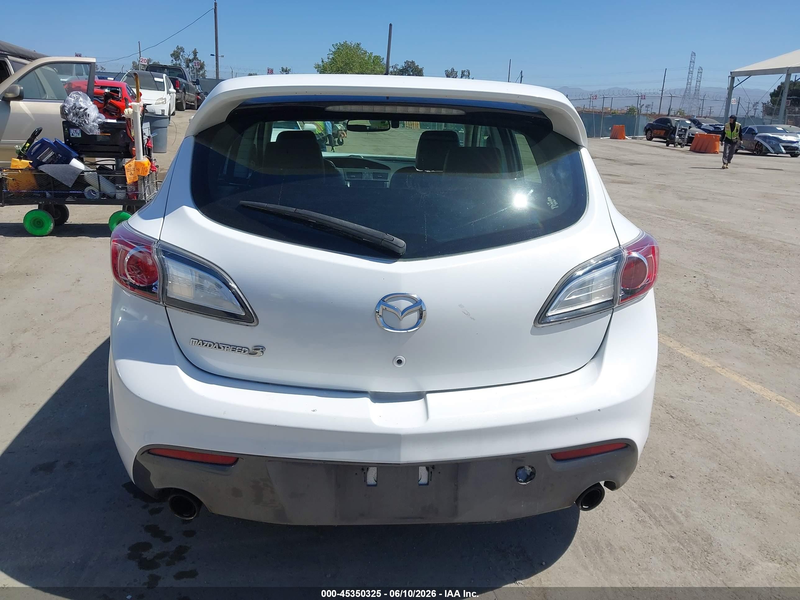 2013 Mazda Mazdaspeed3 Touring White vin: JM1BL1L46D1731424