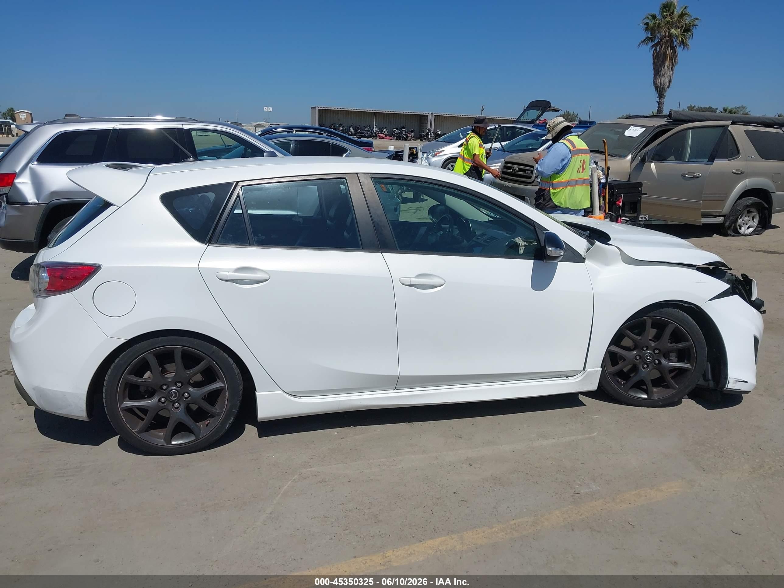 2013 Mazda Mazdaspeed3 Touring White vin: JM1BL1L46D1731424