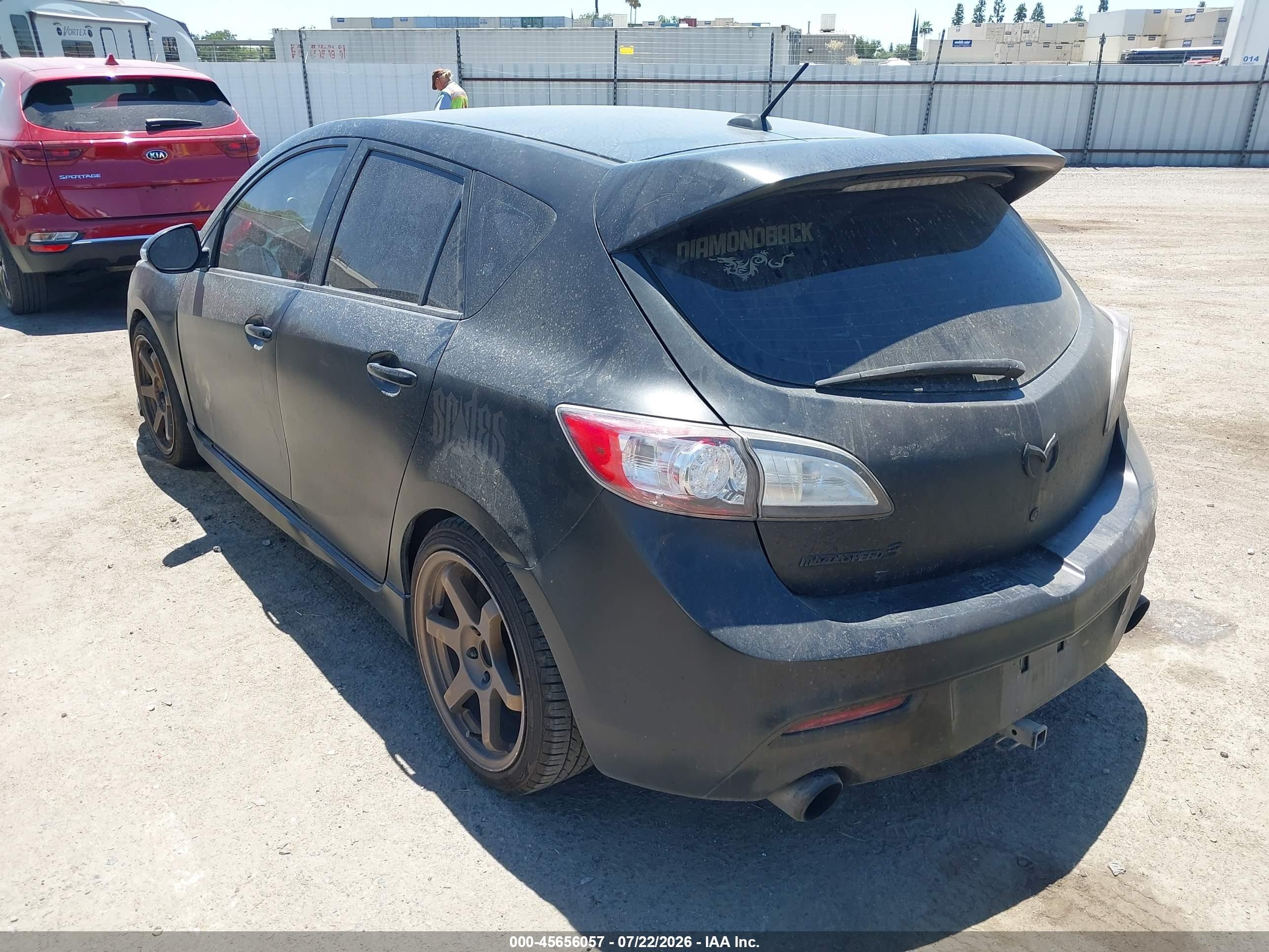 2013 Mazda Mazdaspeed3 Touring Черный vin: JM1BL1L46D1799089