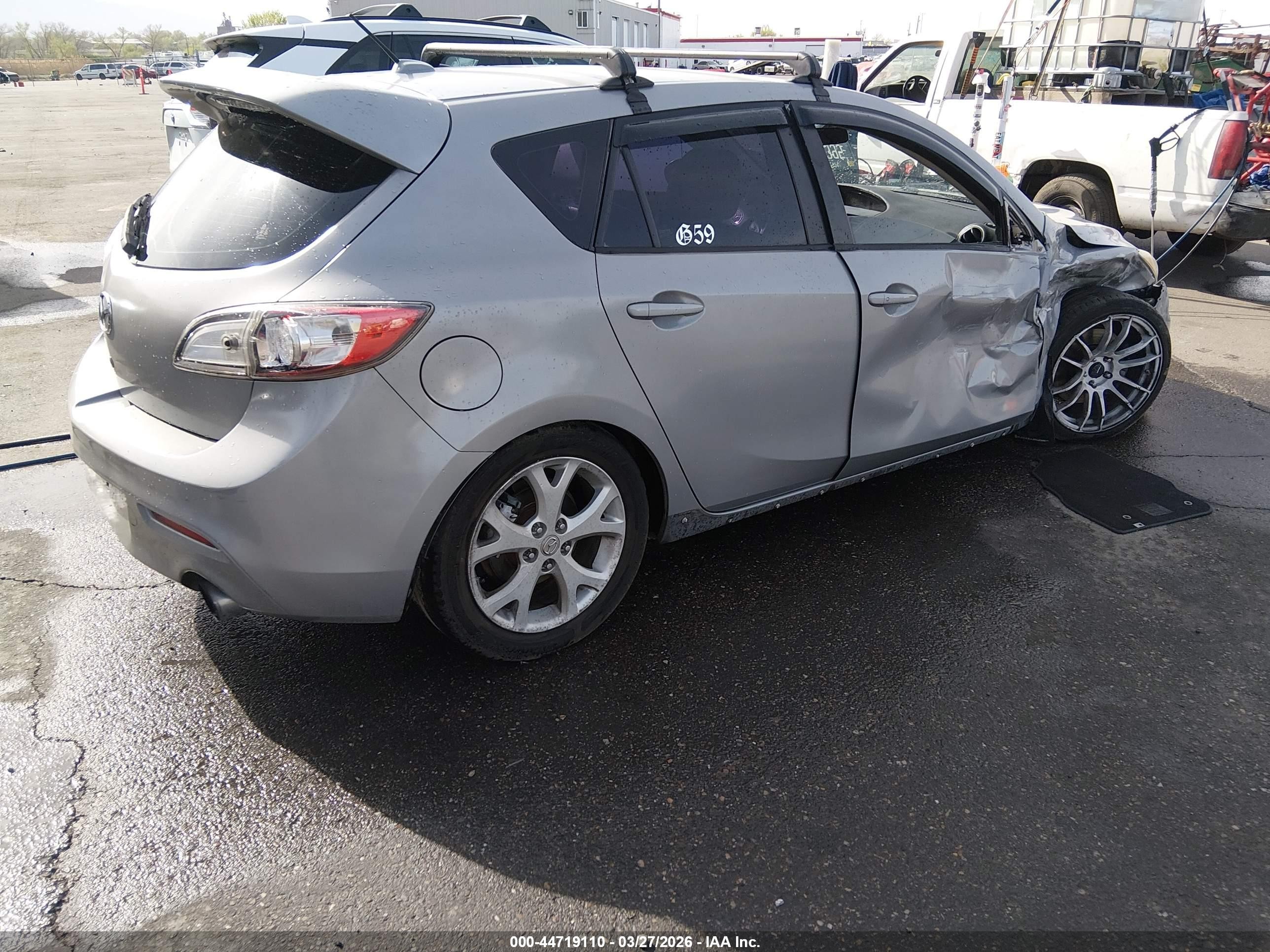 2012 Mazda Mazdaspeed3 Touring Серебряный vin: JM1BL1L47C1523115
