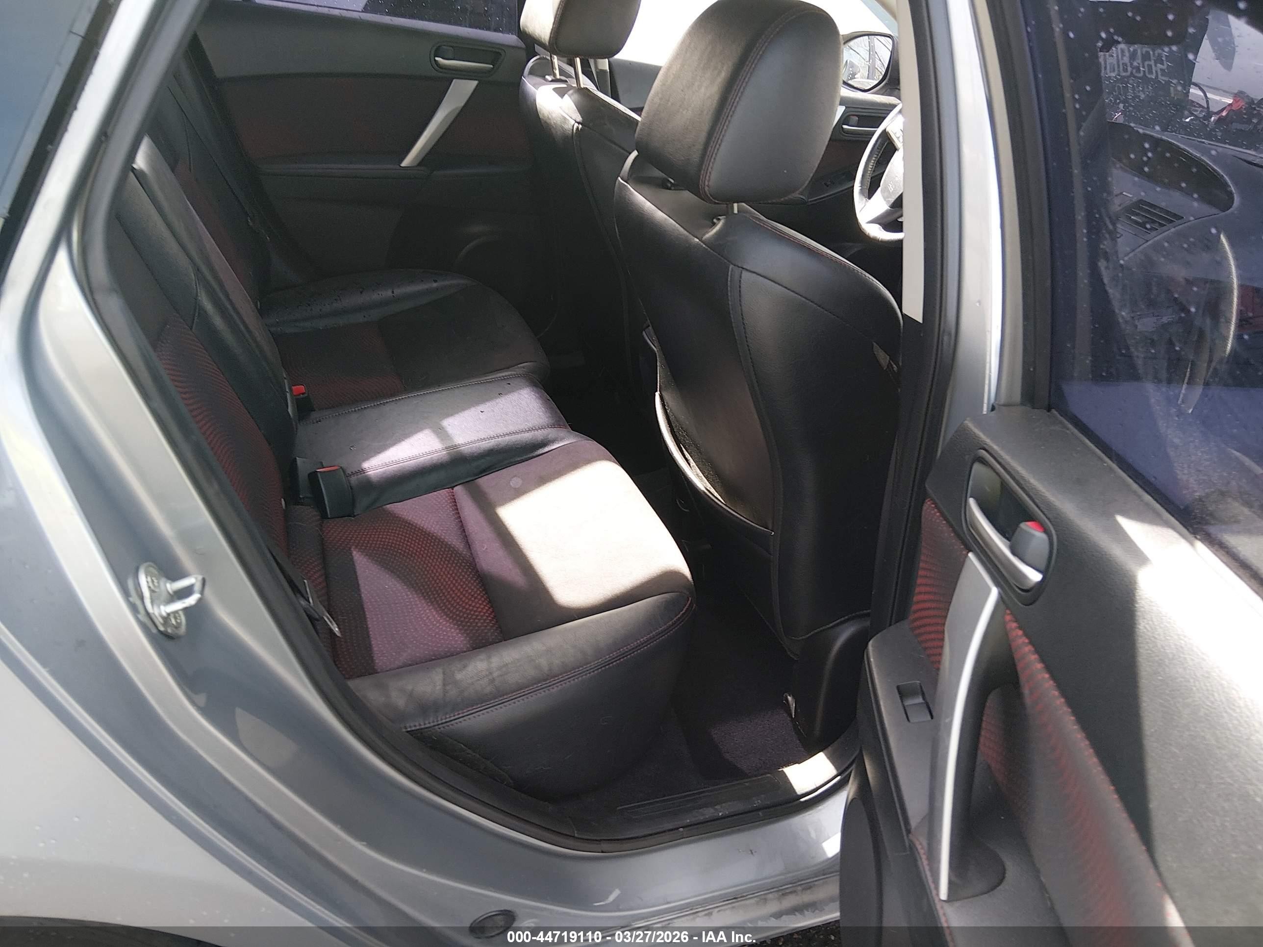 2012 Mazda Mazdaspeed3 Touring Серебряный vin: JM1BL1L47C1523115