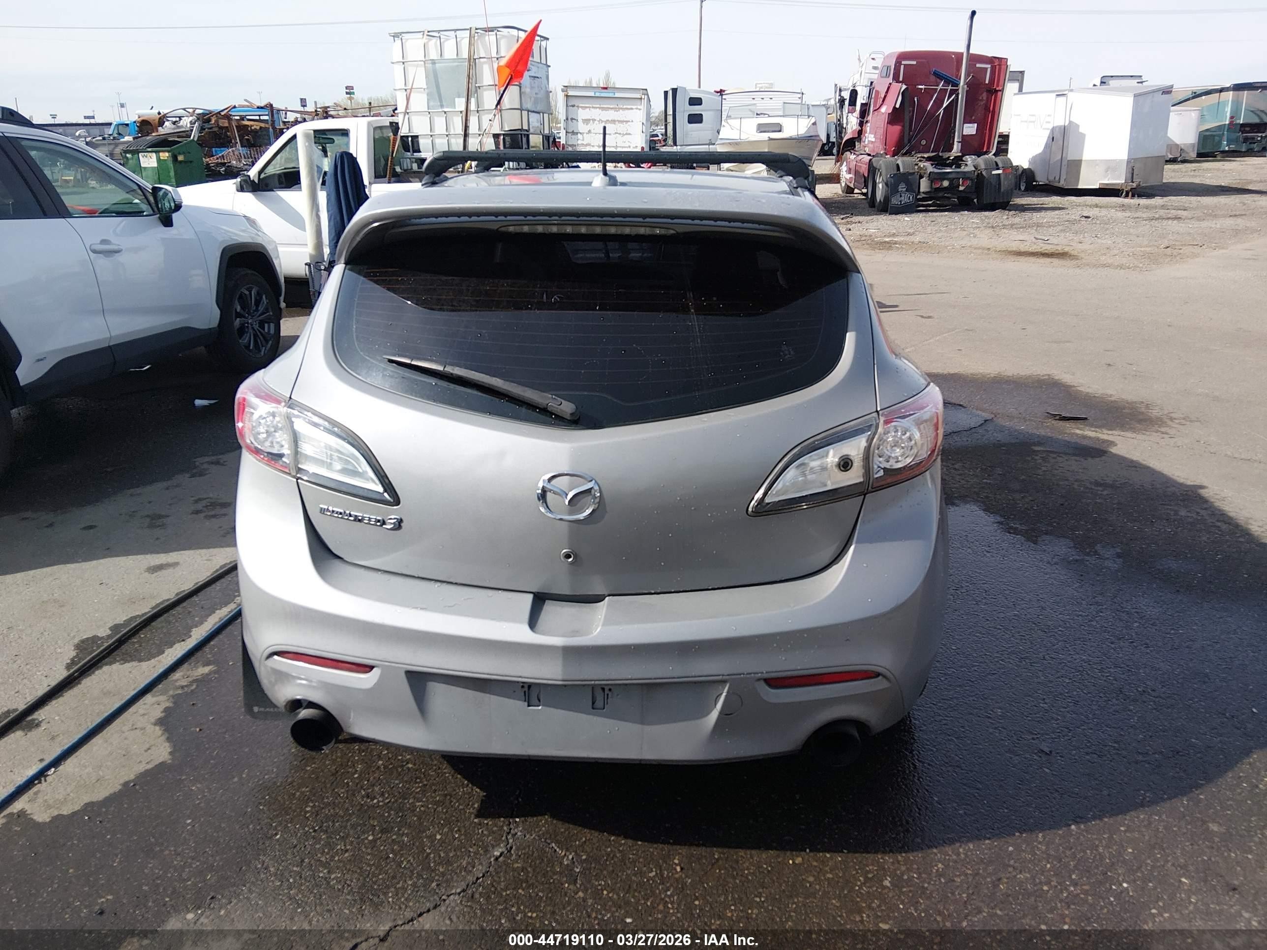2012 Mazda Mazdaspeed3 Touring Серебряный vin: JM1BL1L47C1523115