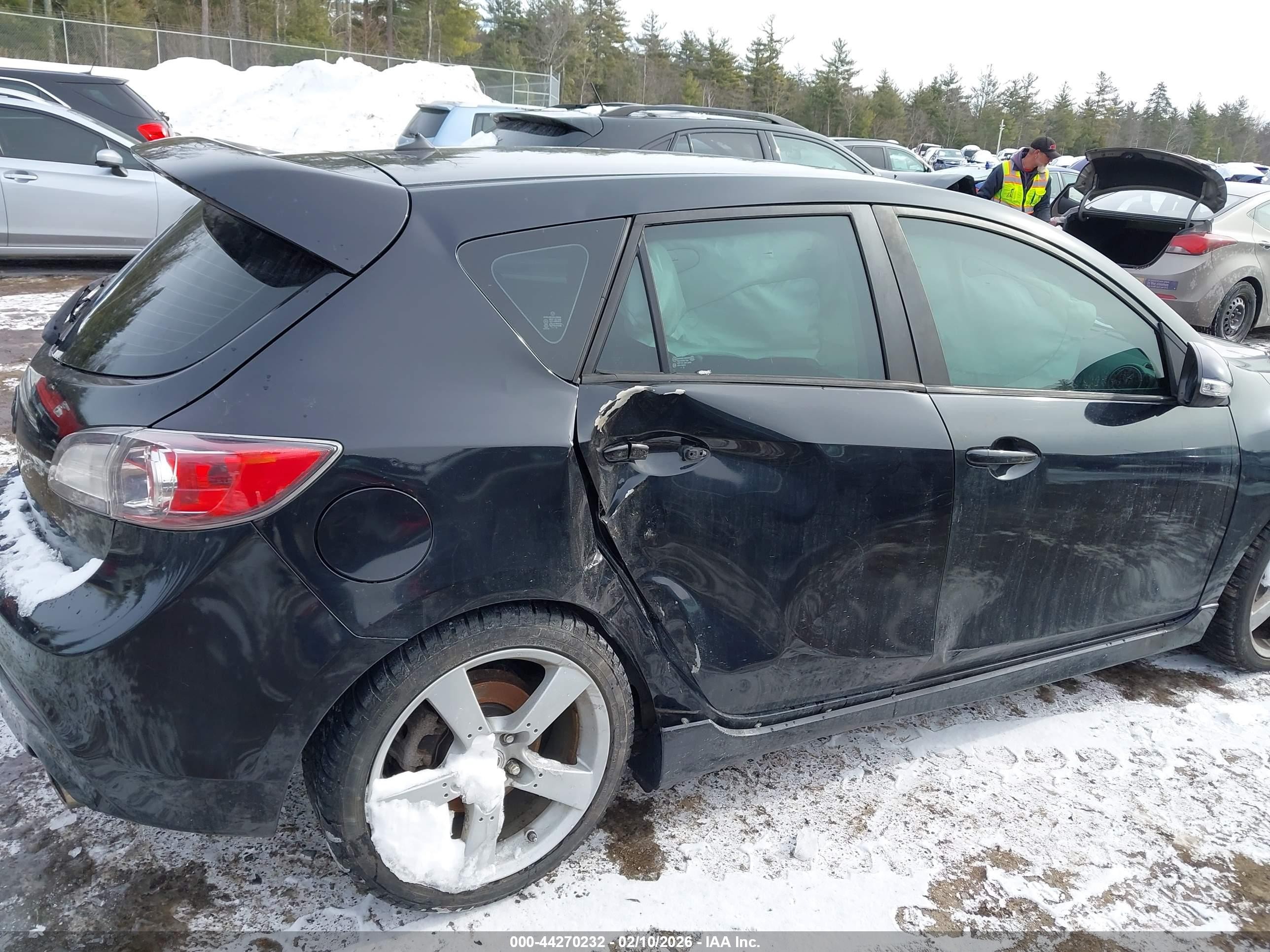 2012 Mazda Mazdaspeed3 Touring Black vin: JM1BL1L48C1684542