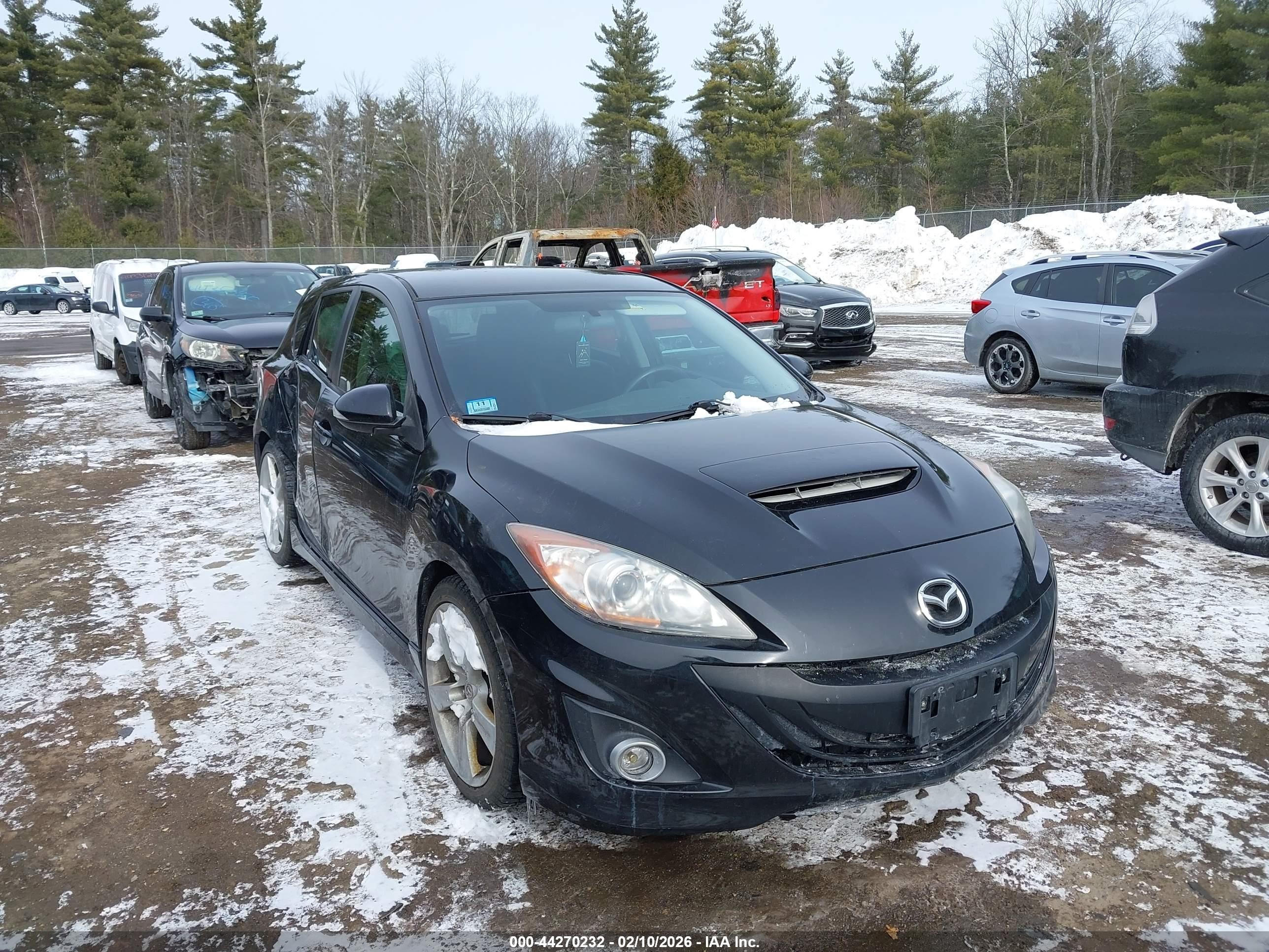 2012 Mazda Mazdaspeed3 Touring Черный vin: JM1BL1L48C1684542