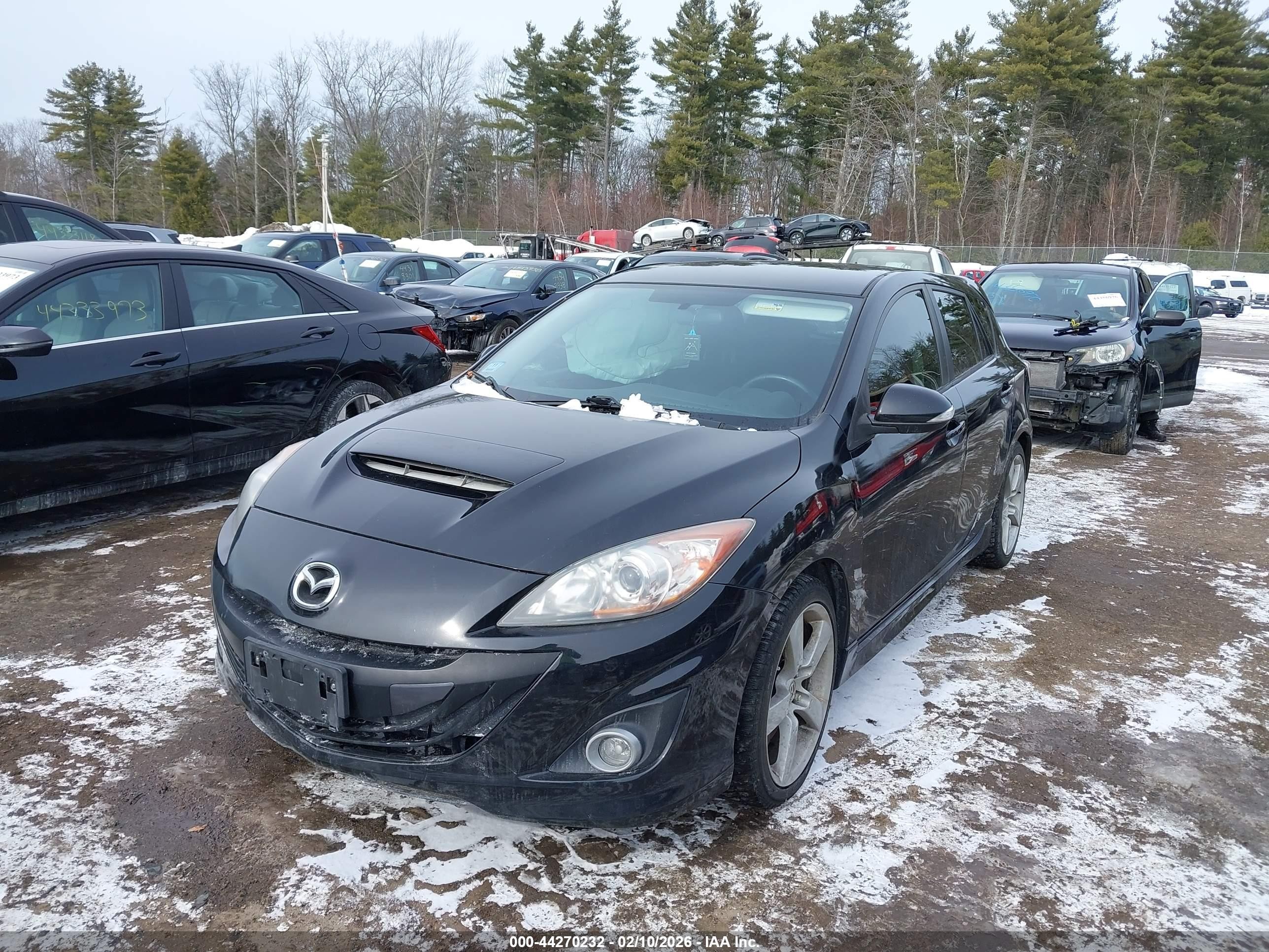 2012 Mazda Mazdaspeed3 Touring Black vin: JM1BL1L48C1684542