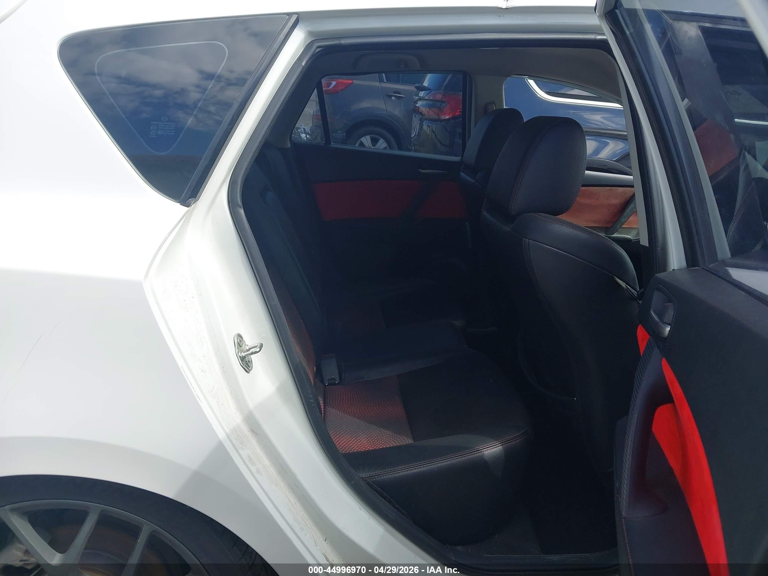 2012 Mazda Mazdaspeed3 Touring Белый vin: JM1BL1L49C1569982