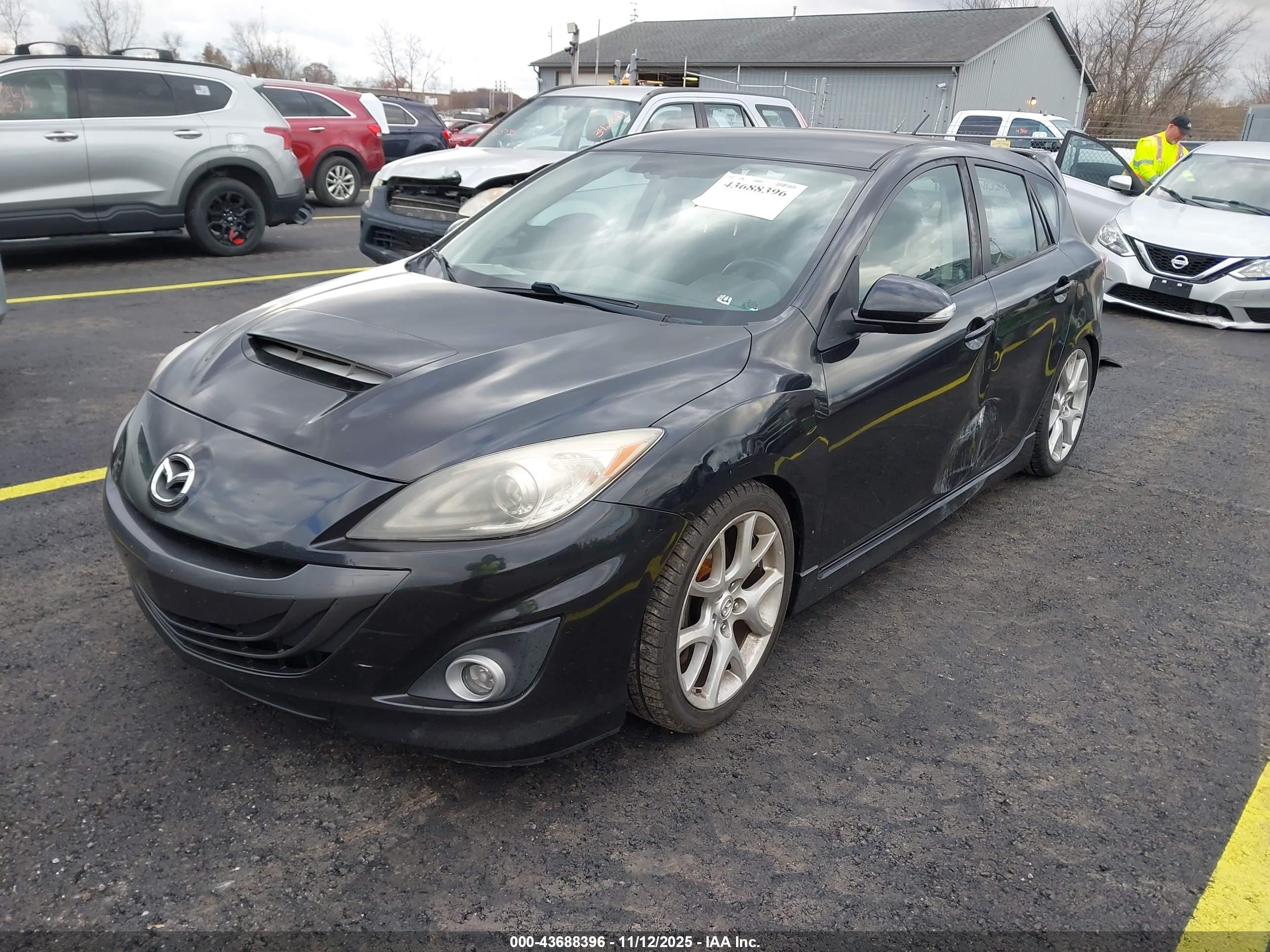 2012 Mazda Mazdaspeed3 Touring Black vin: JM1BL1L49C1679141