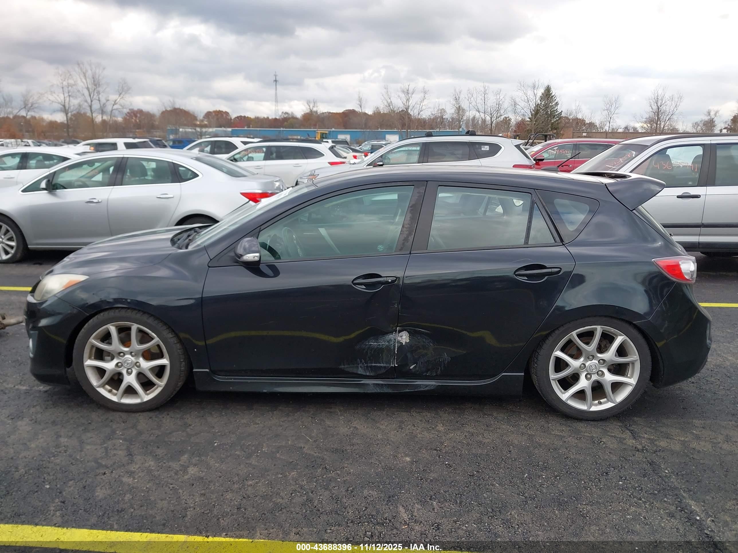 2012 Mazda Mazdaspeed3 Touring Black vin: JM1BL1L49C1679141