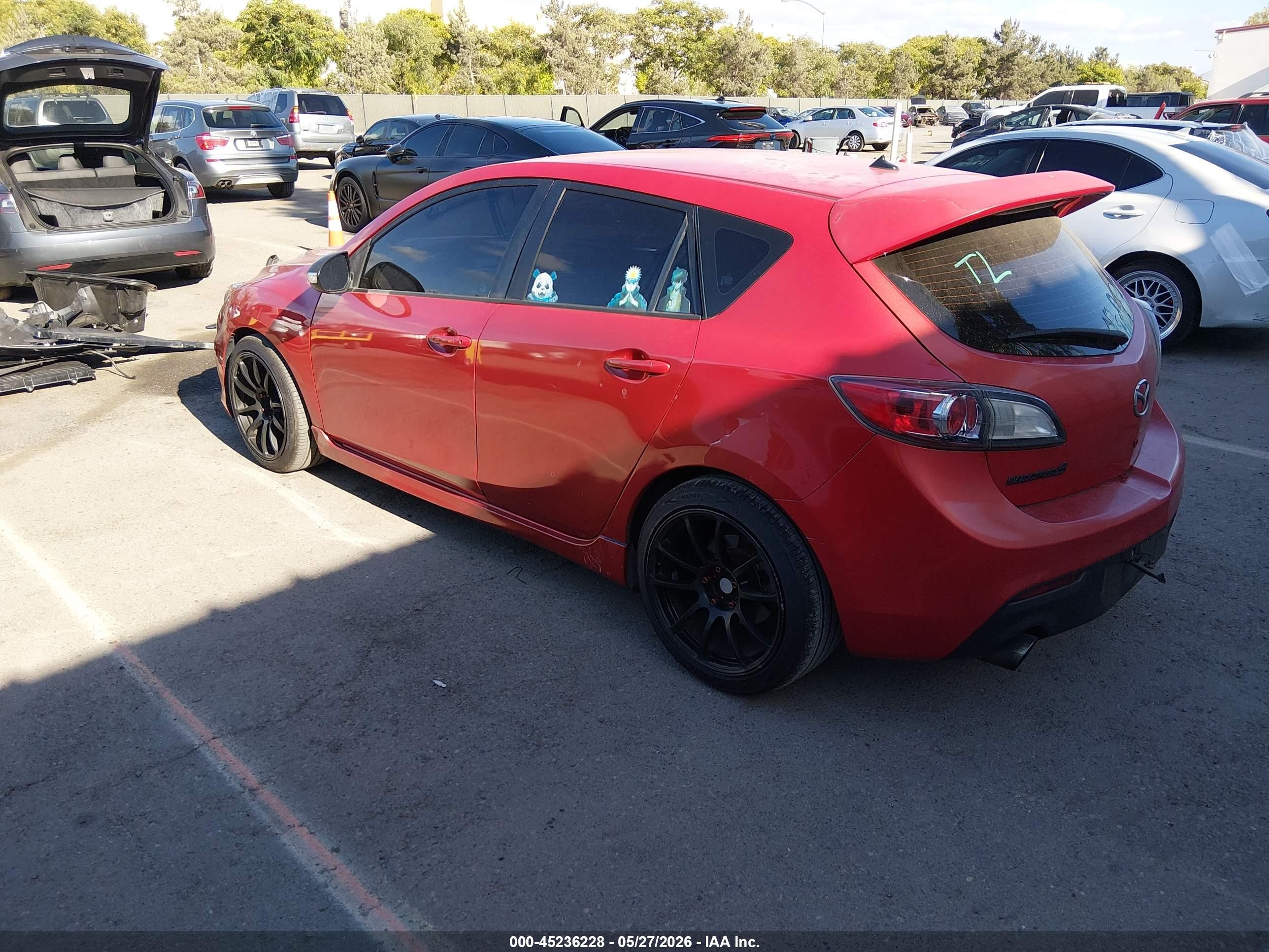 2013 Mazda Mazdaspeed3 Touring Red vin: JM1BL1L49D1806245