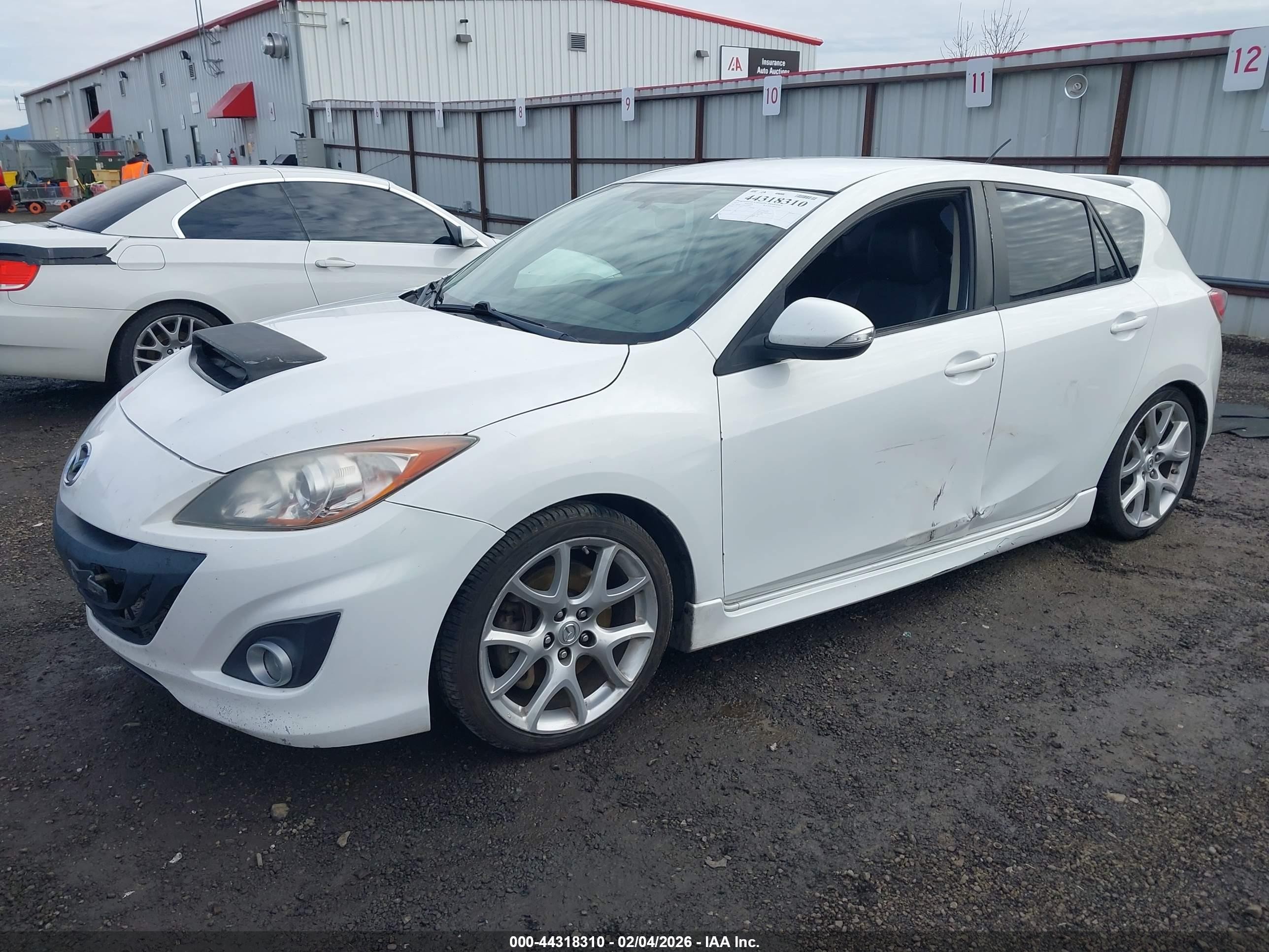 2012 Mazda Mazdaspeed3 Touring Белый vin: JM1BL1L4XC1528292