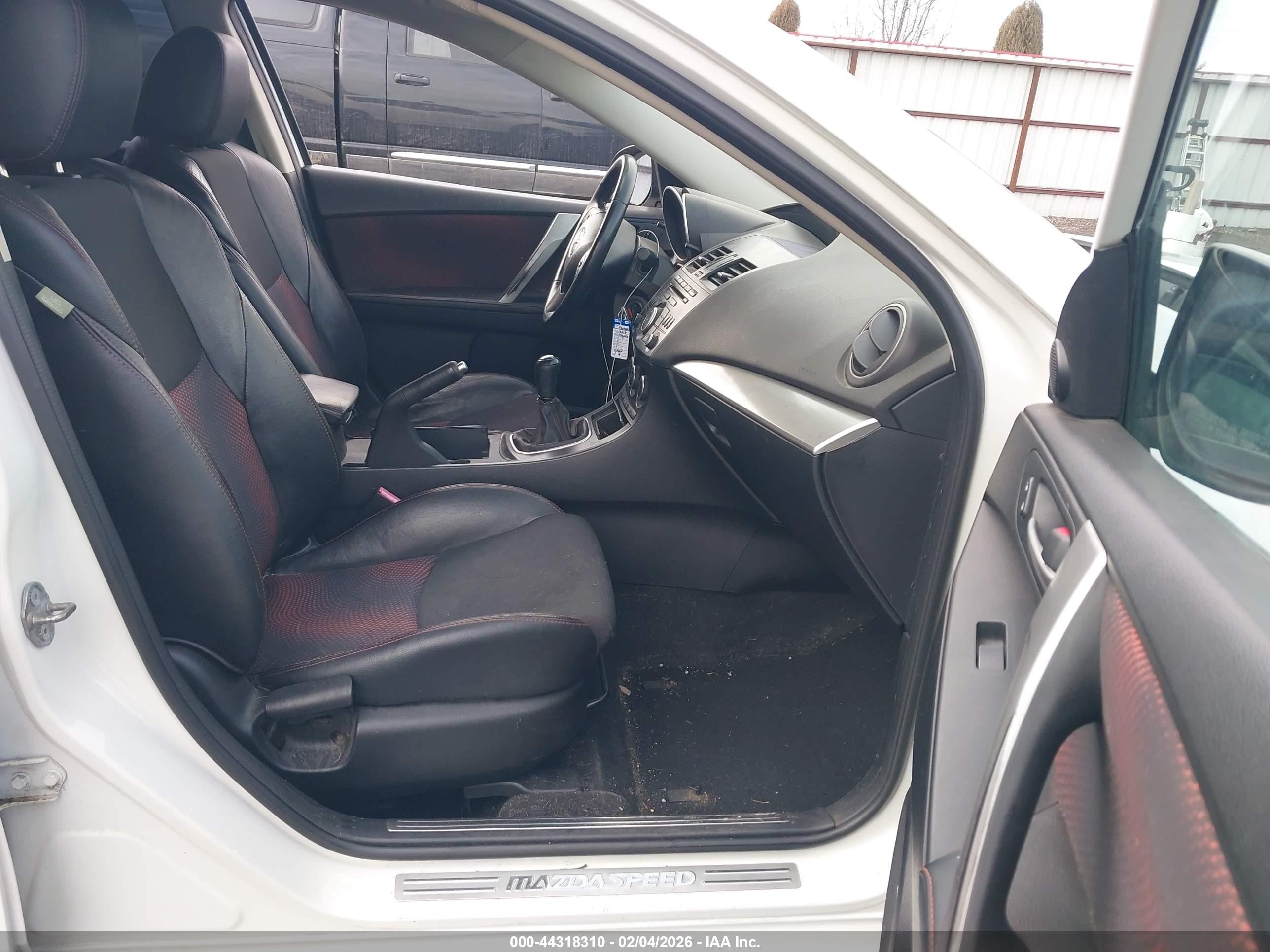 2012 Mazda Mazdaspeed3 Touring Белый vin: JM1BL1L4XC1528292