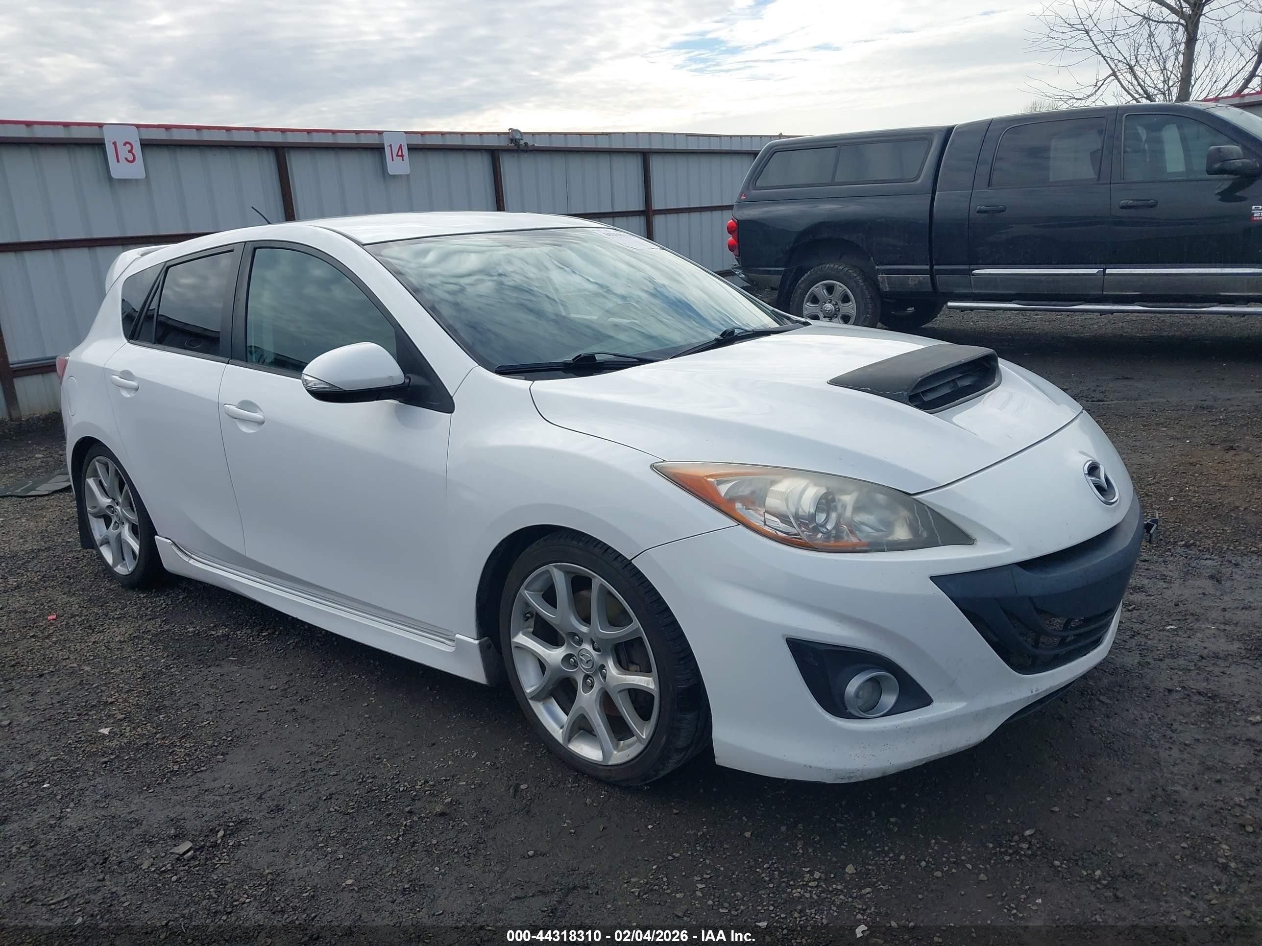 2012 Mazda Mazdaspeed3 Touring Белый vin: JM1BL1L4XC1528292