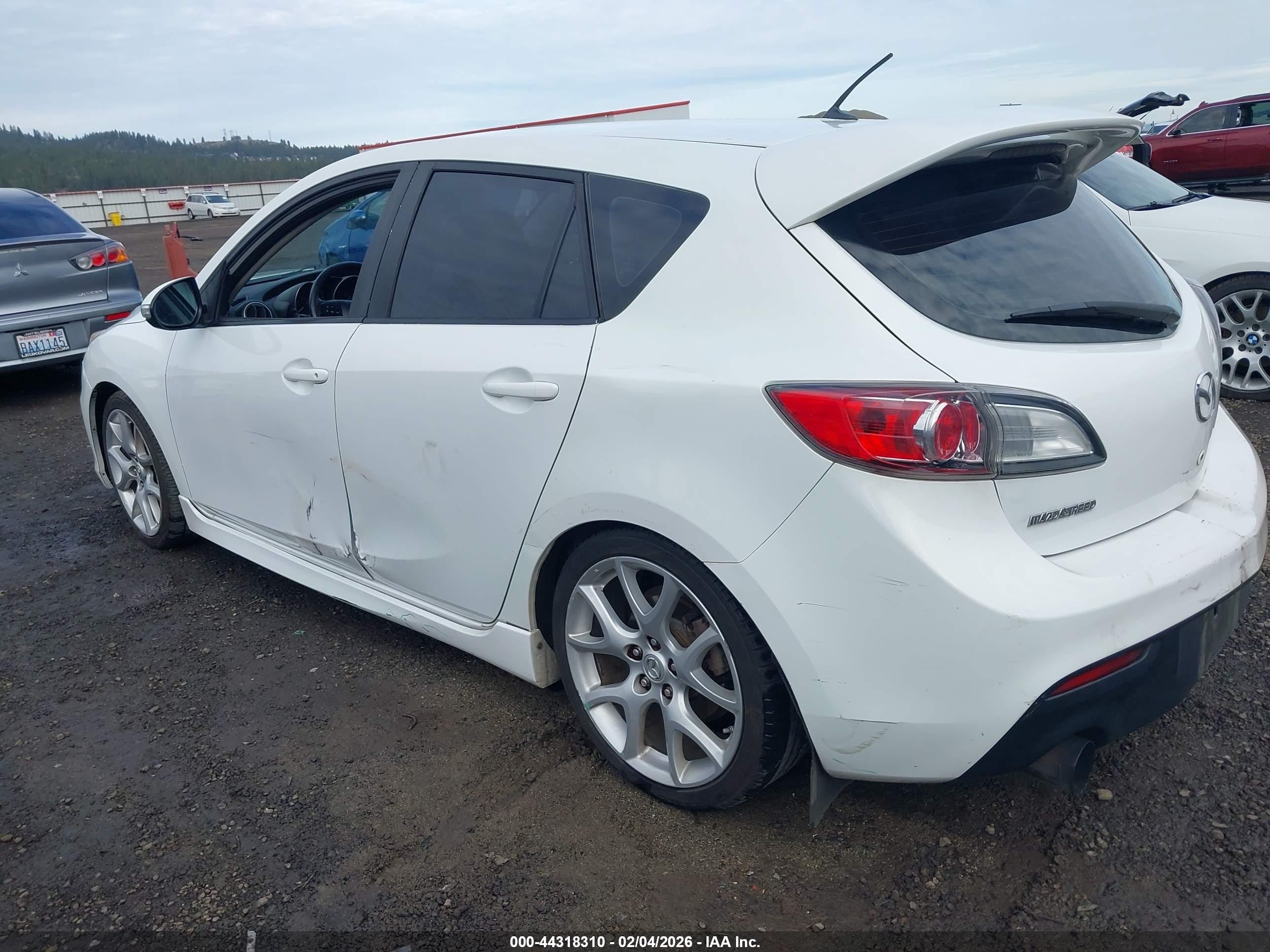 2012 Mazda Mazdaspeed3 Touring Белый vin: JM1BL1L4XC1528292