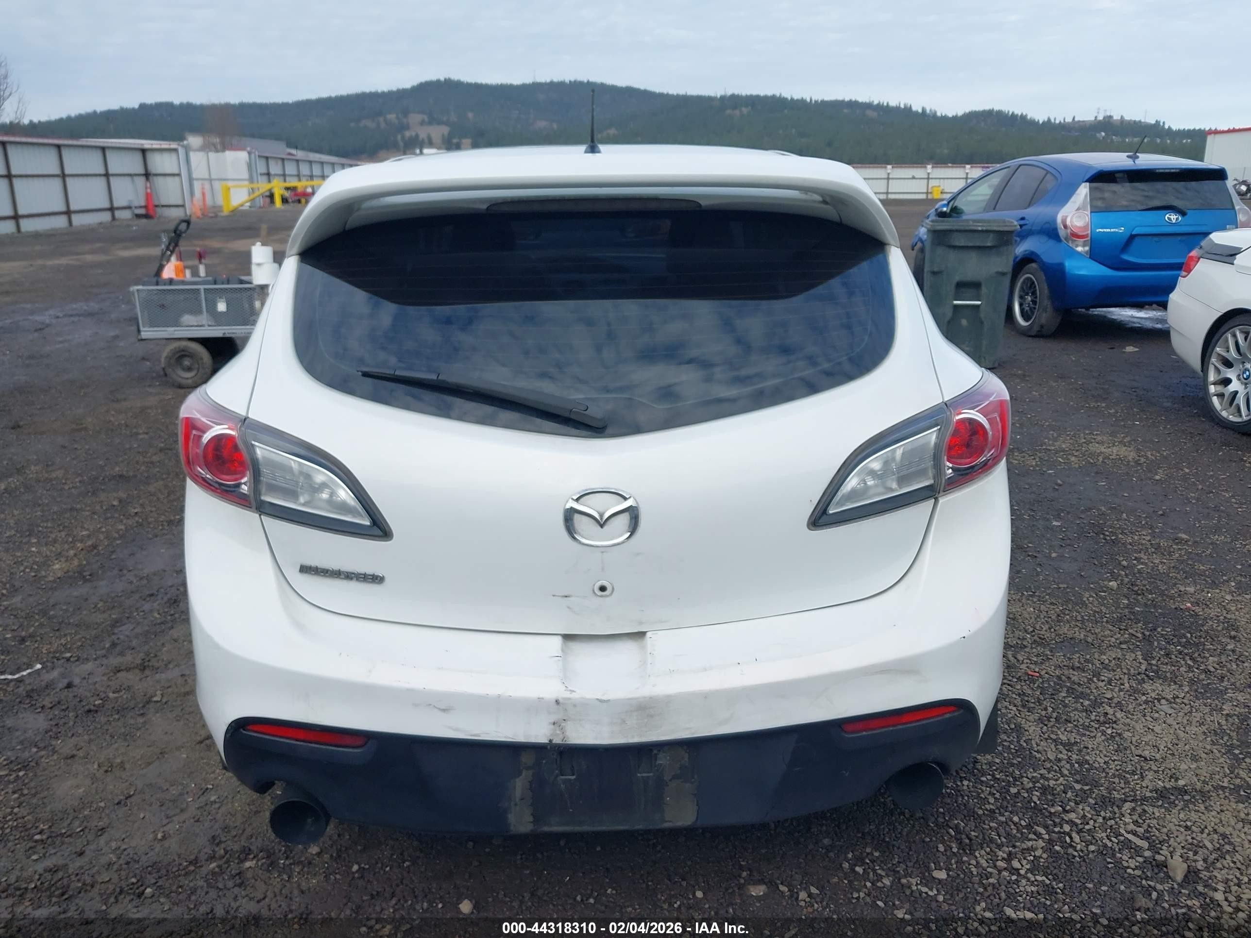 2012 Mazda Mazdaspeed3 Touring Белый vin: JM1BL1L4XC1528292