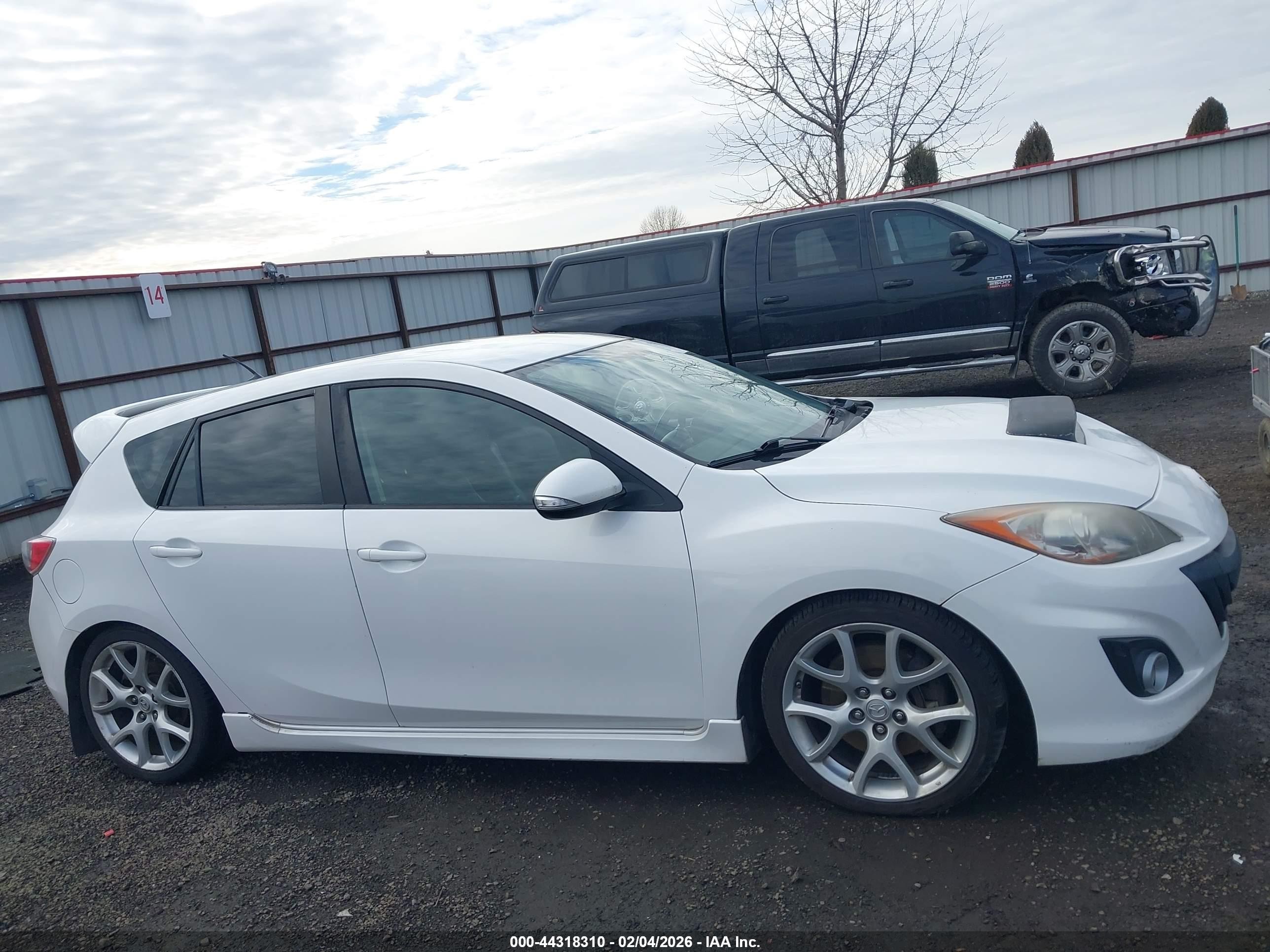 2012 Mazda Mazdaspeed3 Touring Белый vin: JM1BL1L4XC1528292