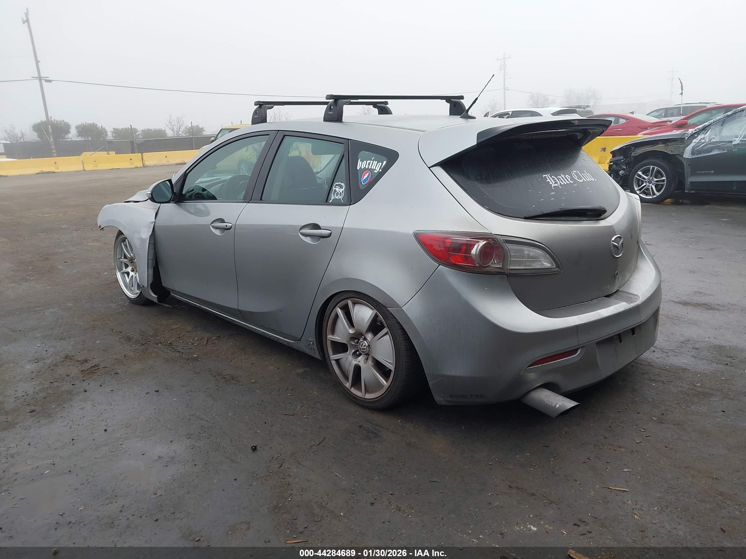 2012 Mazda Mazdaspeed3 Touring Gray vin: JM1BL1L4XC1547554