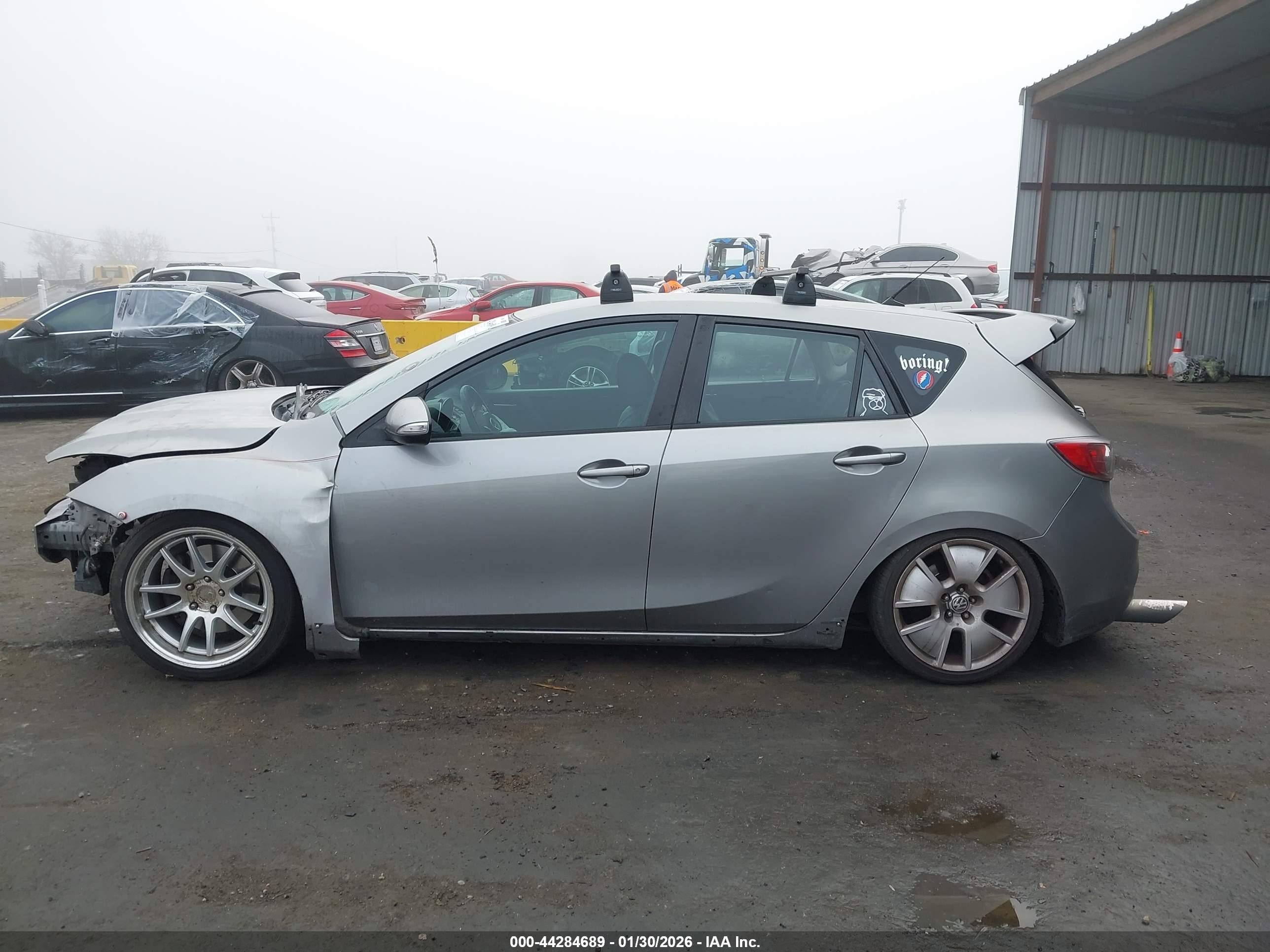 2012 Mazda Mazdaspeed3 Touring Gray vin: JM1BL1L4XC1547554