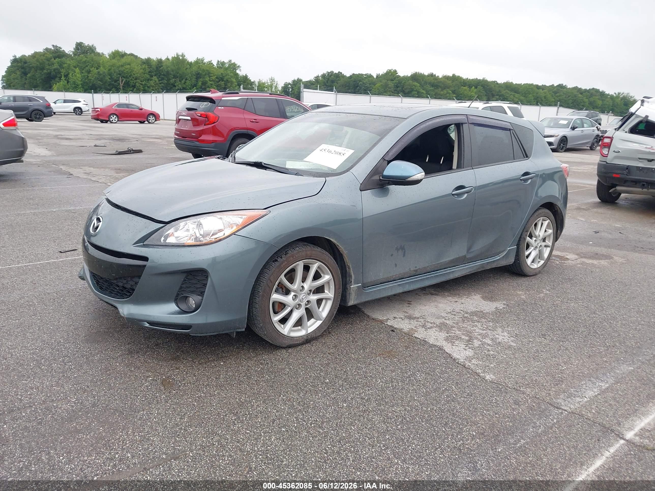 2012 Mazda Mazda3 S Touring Blue vin: JM1BL1L55C1501753