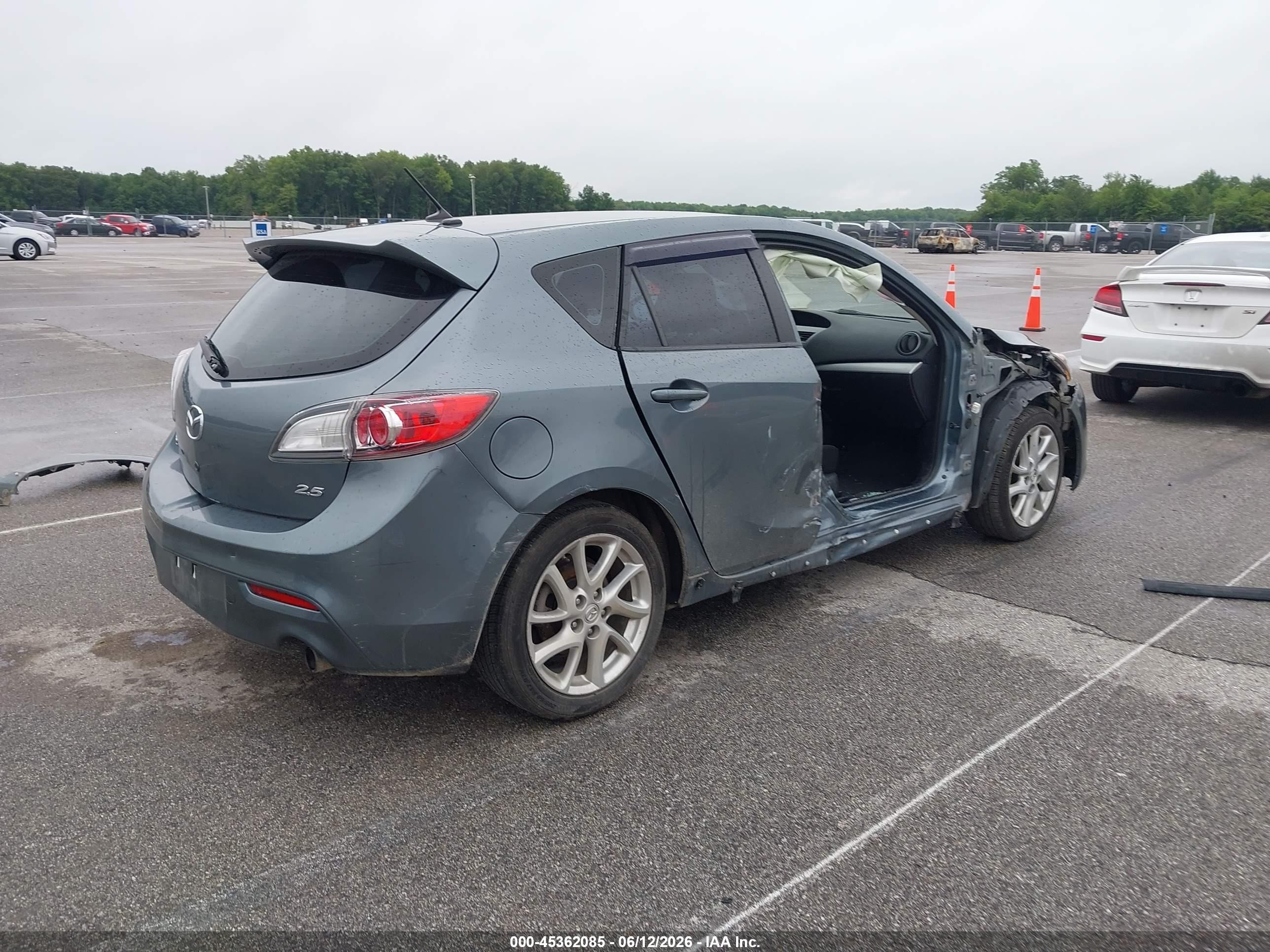 2012 Mazda Mazda3 S Touring Blue vin: JM1BL1L55C1501753