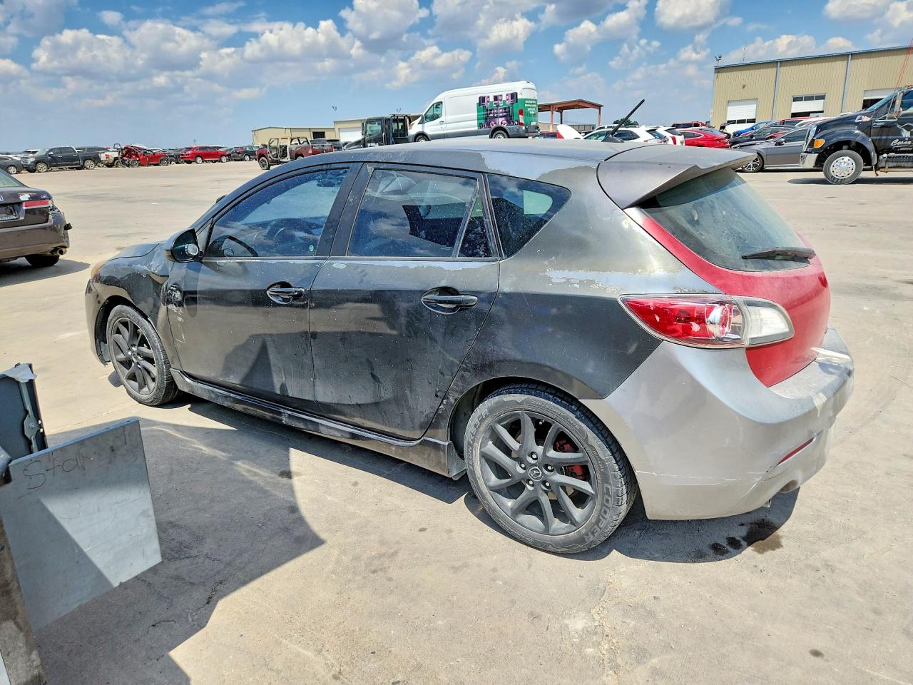 2012 Mazda 3 S Gray vin: JM1BL1L55C1512381
